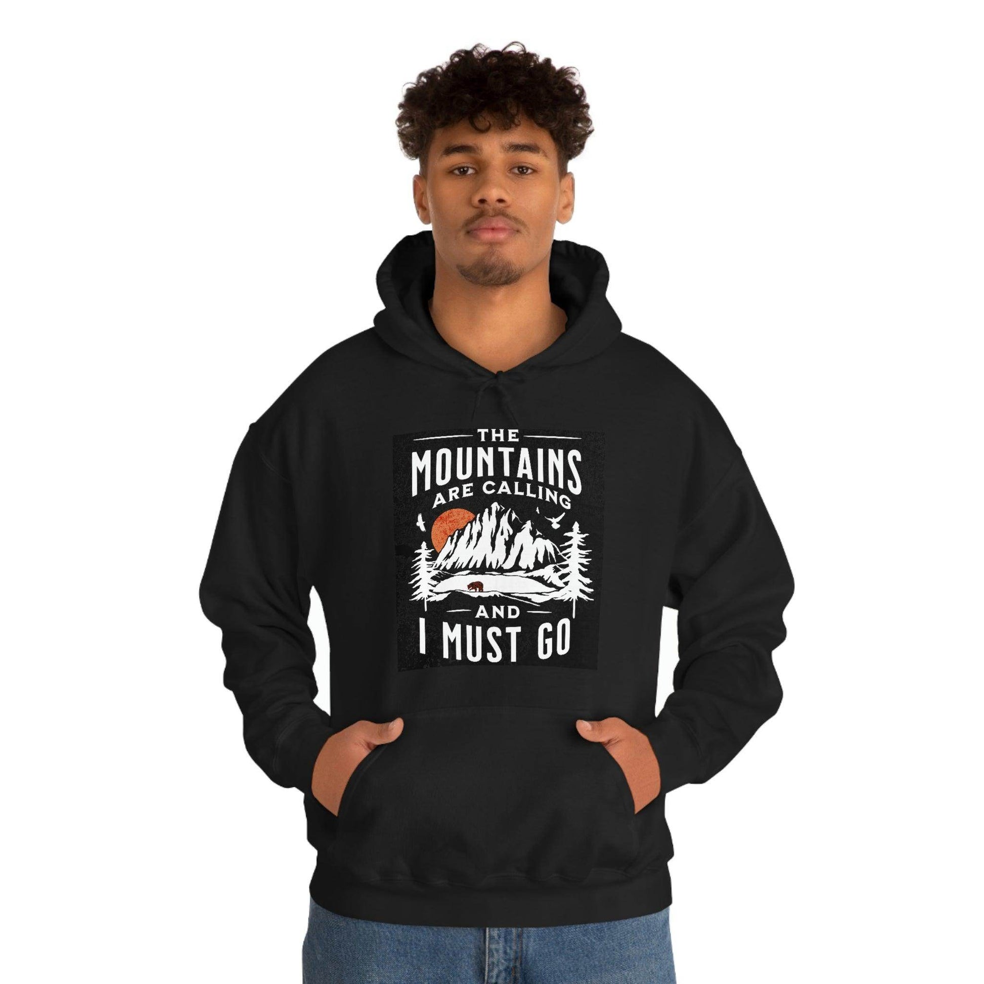 The Mountains are calling Hooded Sweatshirt - Giftsmojo