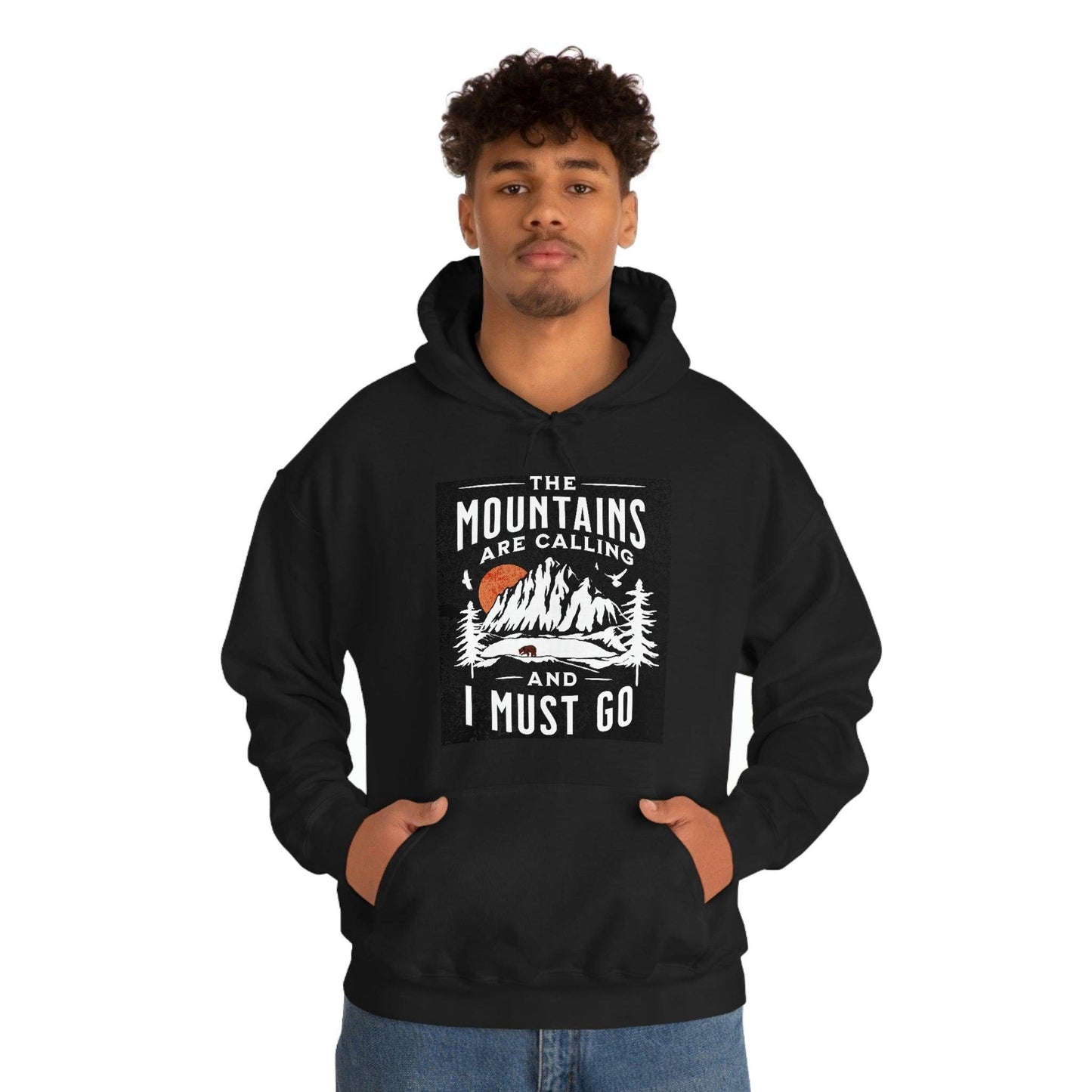 The Mountains are calling Hooded Sweatshirt - Giftsmojo