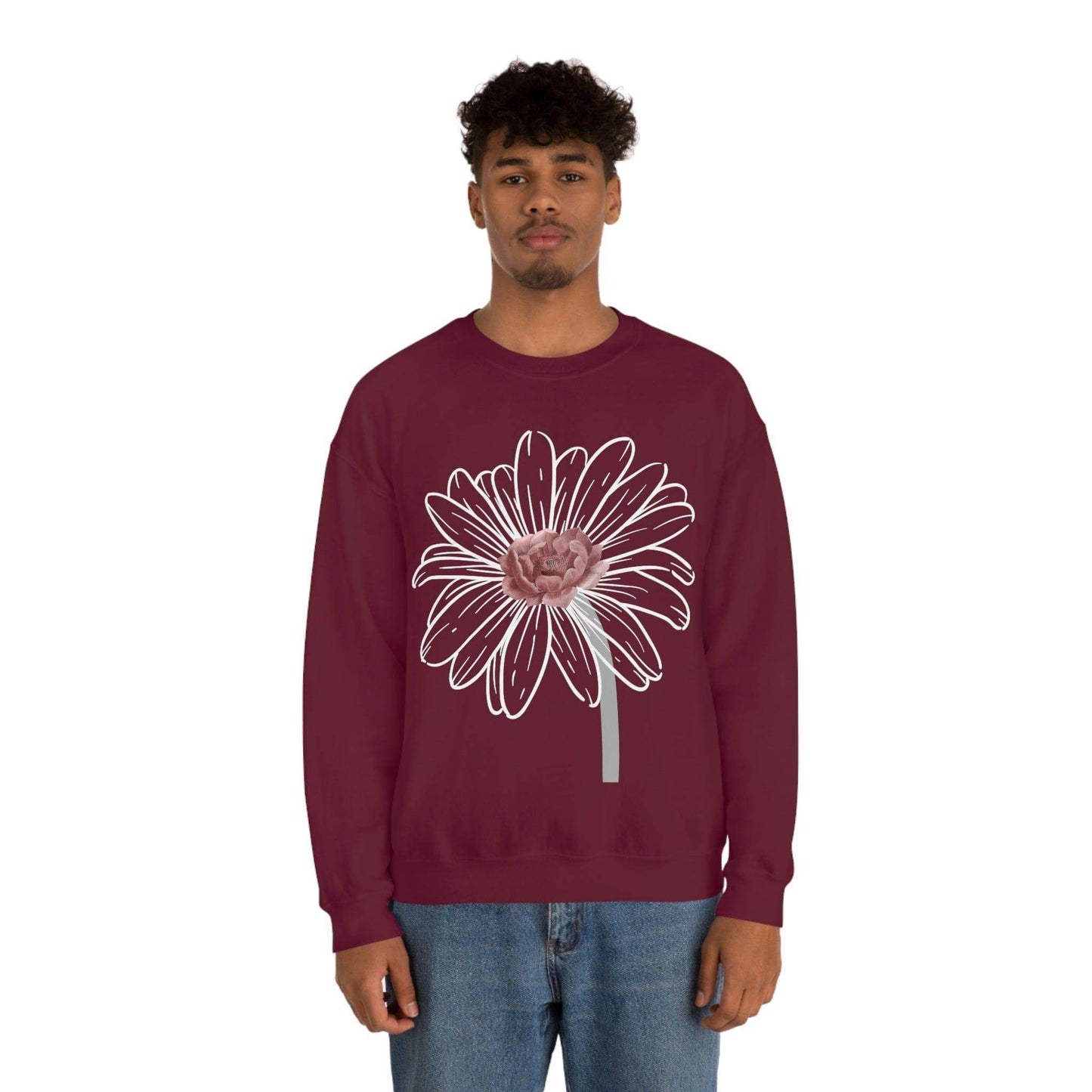 Floral Sweatshirt, Wildflower Sweatshirt, Flower sweatshirt, Wild Flowers - Giftsmojo