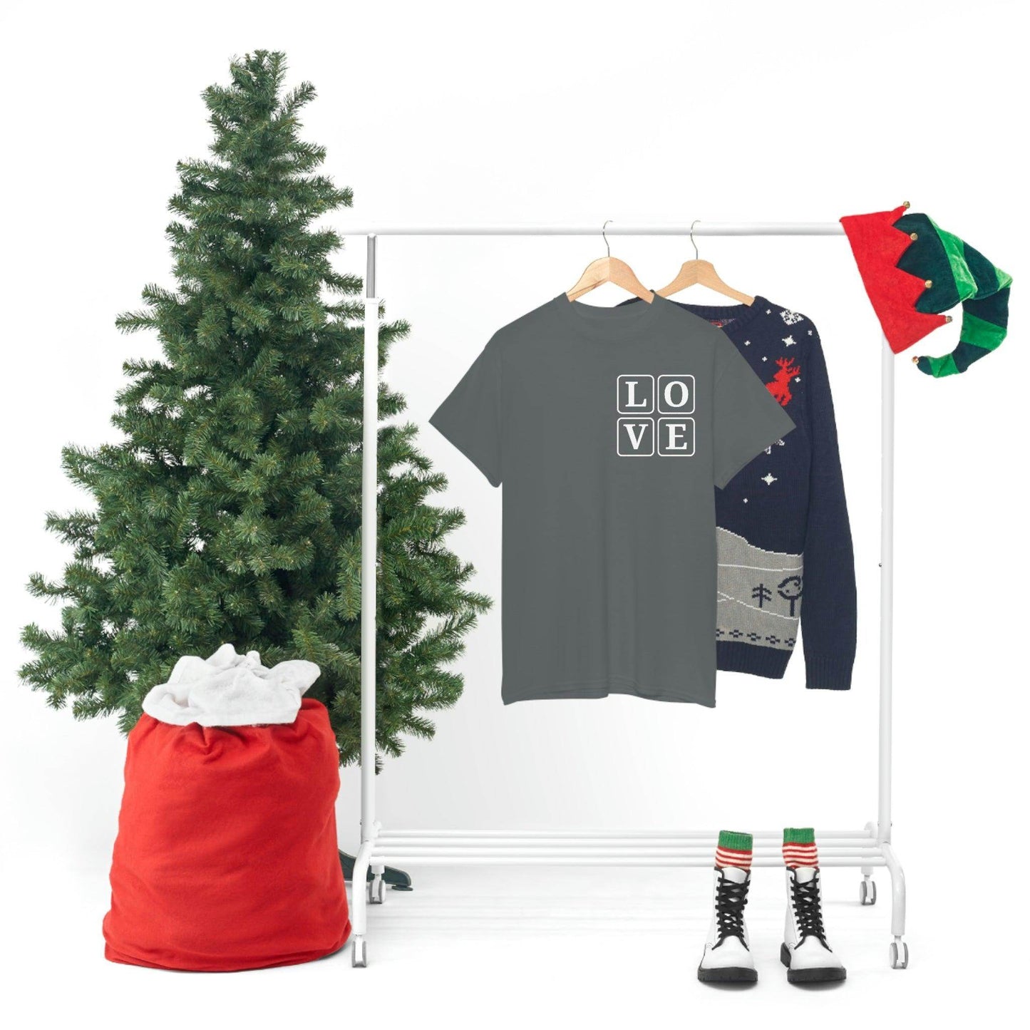 Love Square T-Shirt, - Giftsmojo