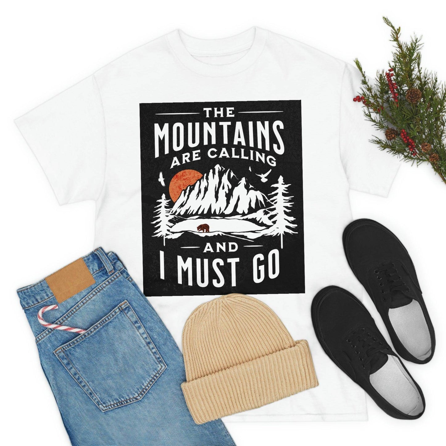 The Mountains are calling Tee - Giftsmojo
