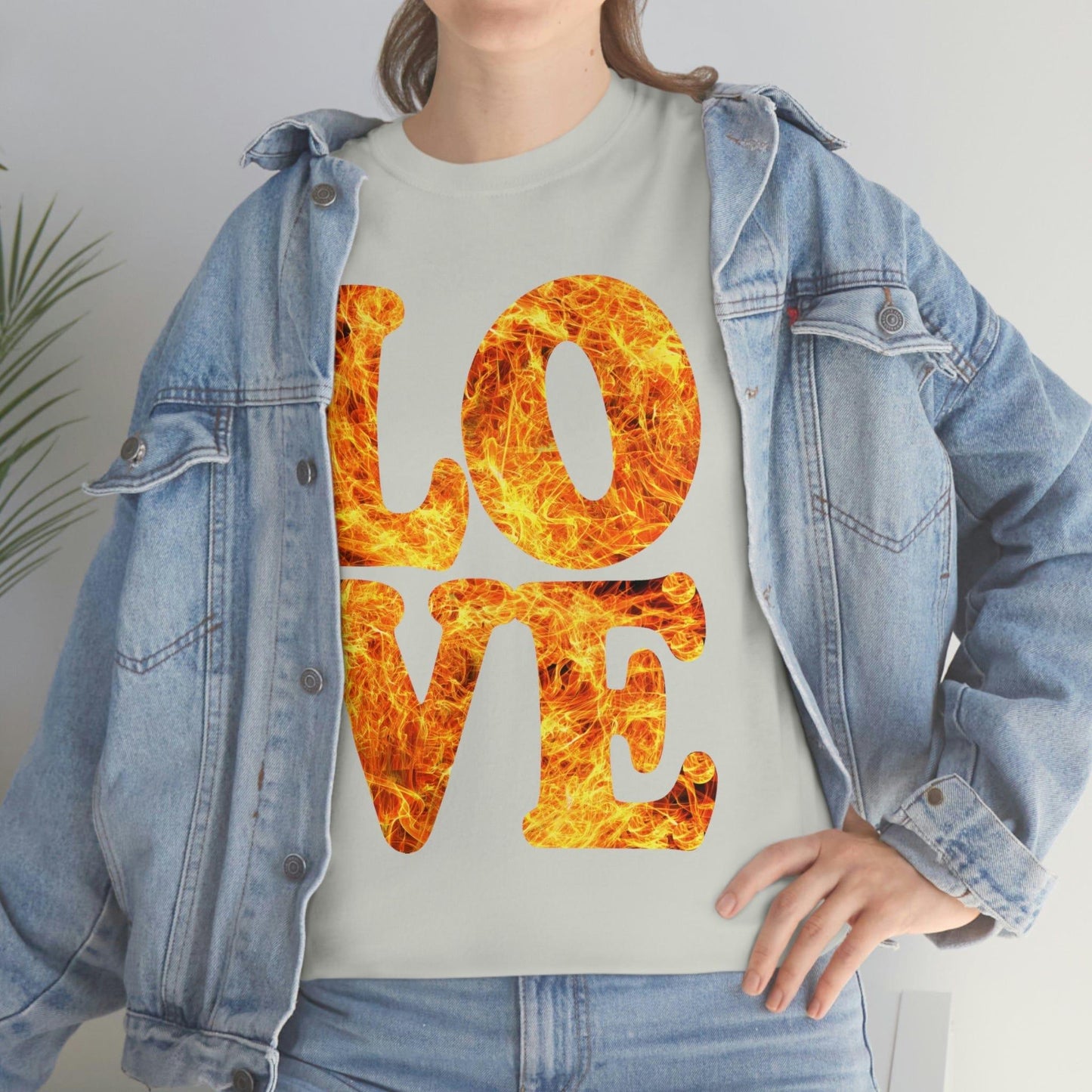 love fire big Tee - Giftsmojo
