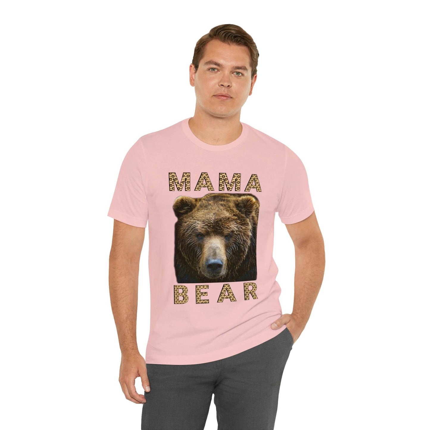 Mothers day shirt | Leopard Print Mama Bear Shirt | Mama Bear Tshirt, Funny mom shirt | best mom shirt | Momma Bear, Mama Bear Gift, Animal Nature Lover Shirt - Giftsmojo