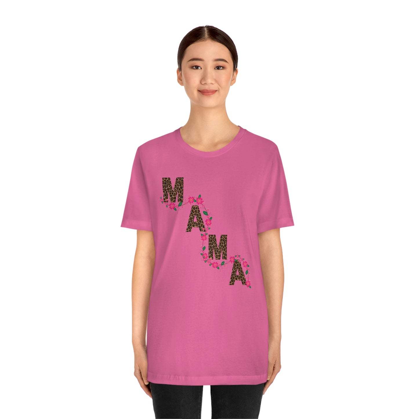 Leopard print Mama shirt Flower mama shirt - Leopard Mama Shirt mothers day shirt new mom shirt