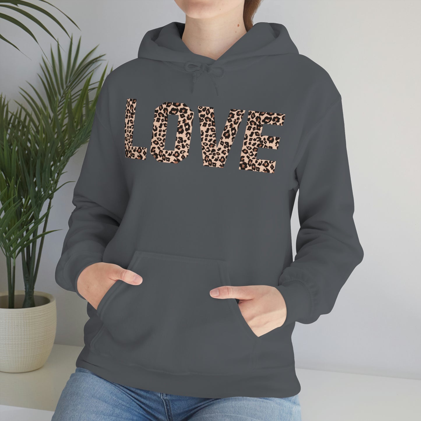 Leopard print Hooded Sweatshirt