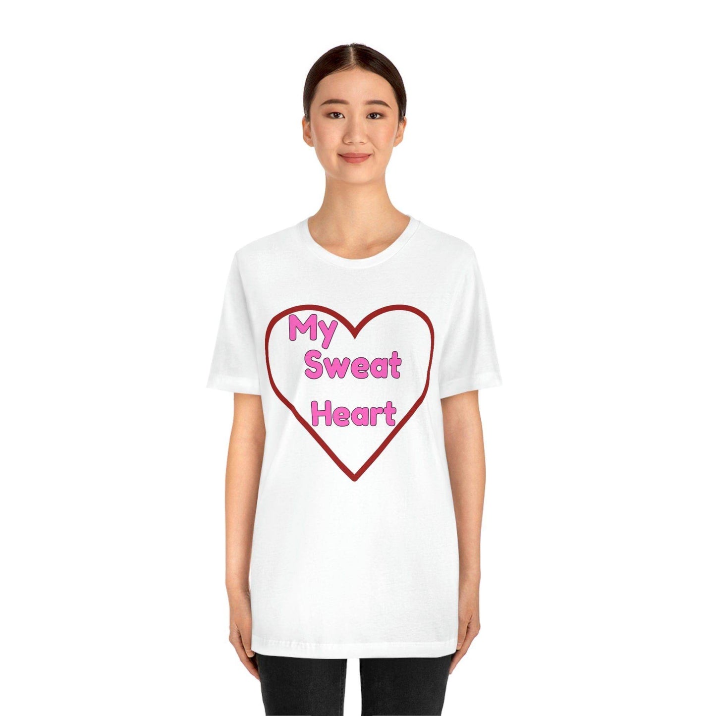My Sweat Heart - Love shirt - Gift for wife - Gift for Husband - Gift for Girlfriend and Boyfriend - Giftsmojo
