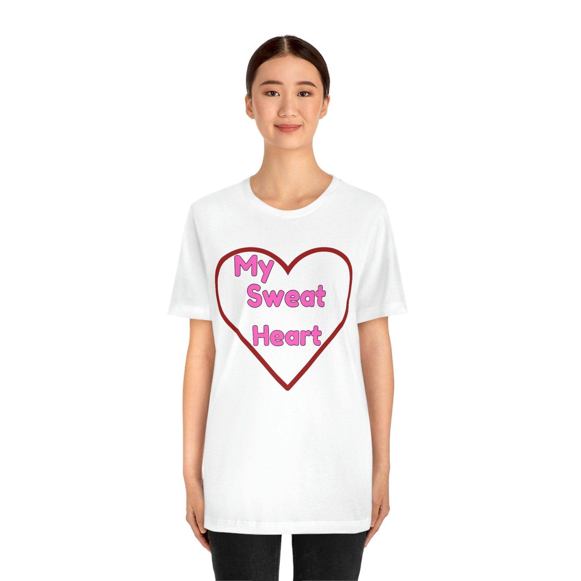 My Sweat Heart - Love shirt - Gift for wife - Gift for Husband - Gift for Girlfriend and Boyfriend - Giftsmojo