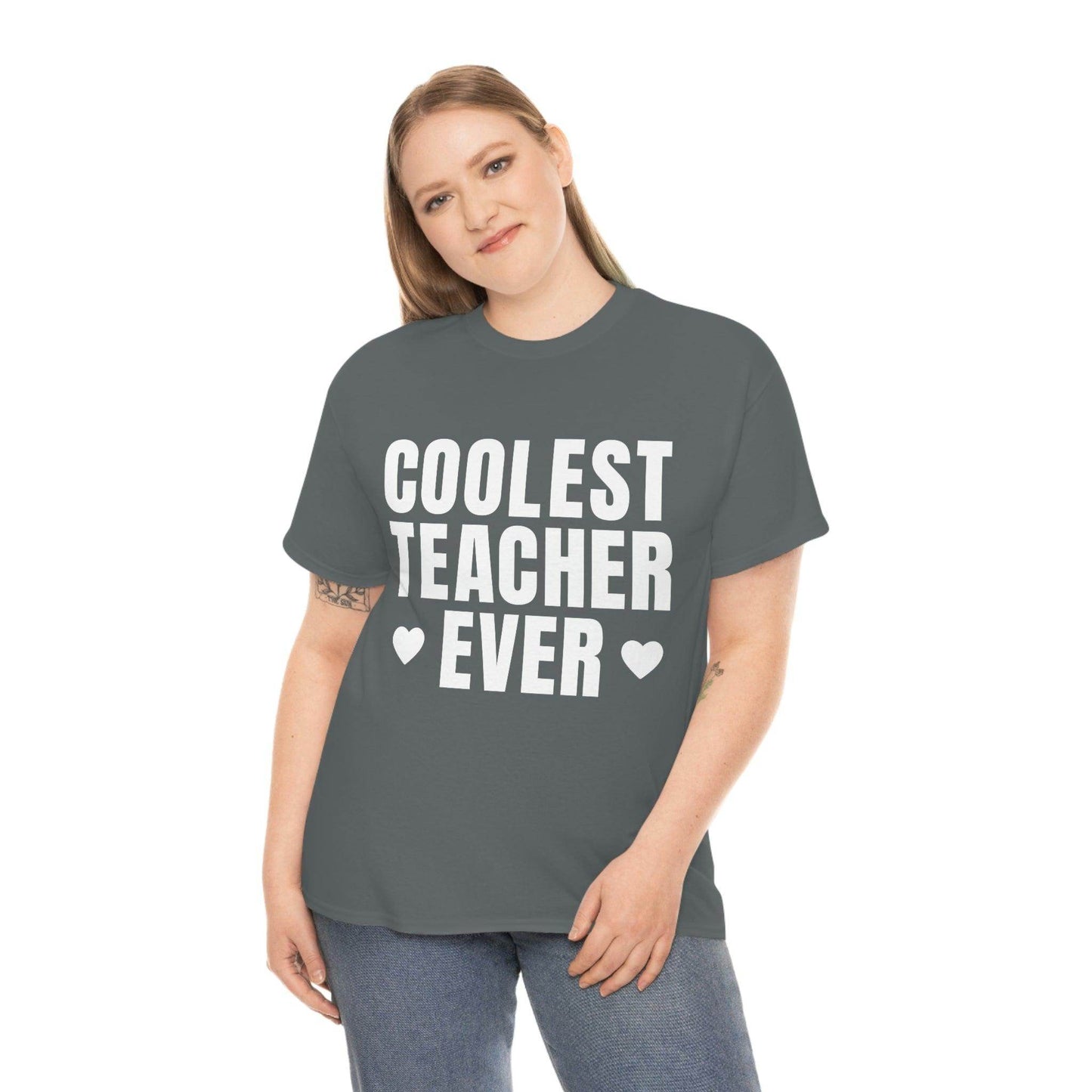 Coolest Teacher Ever Tee - Giftsmojo