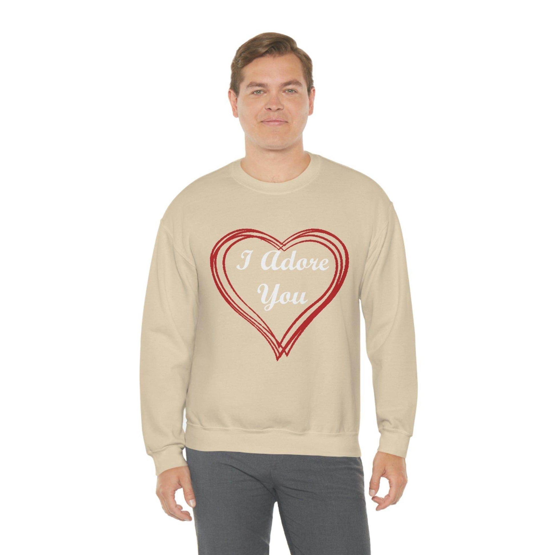 I Adore You Crewneck Sweatshirt - Giftsmojo