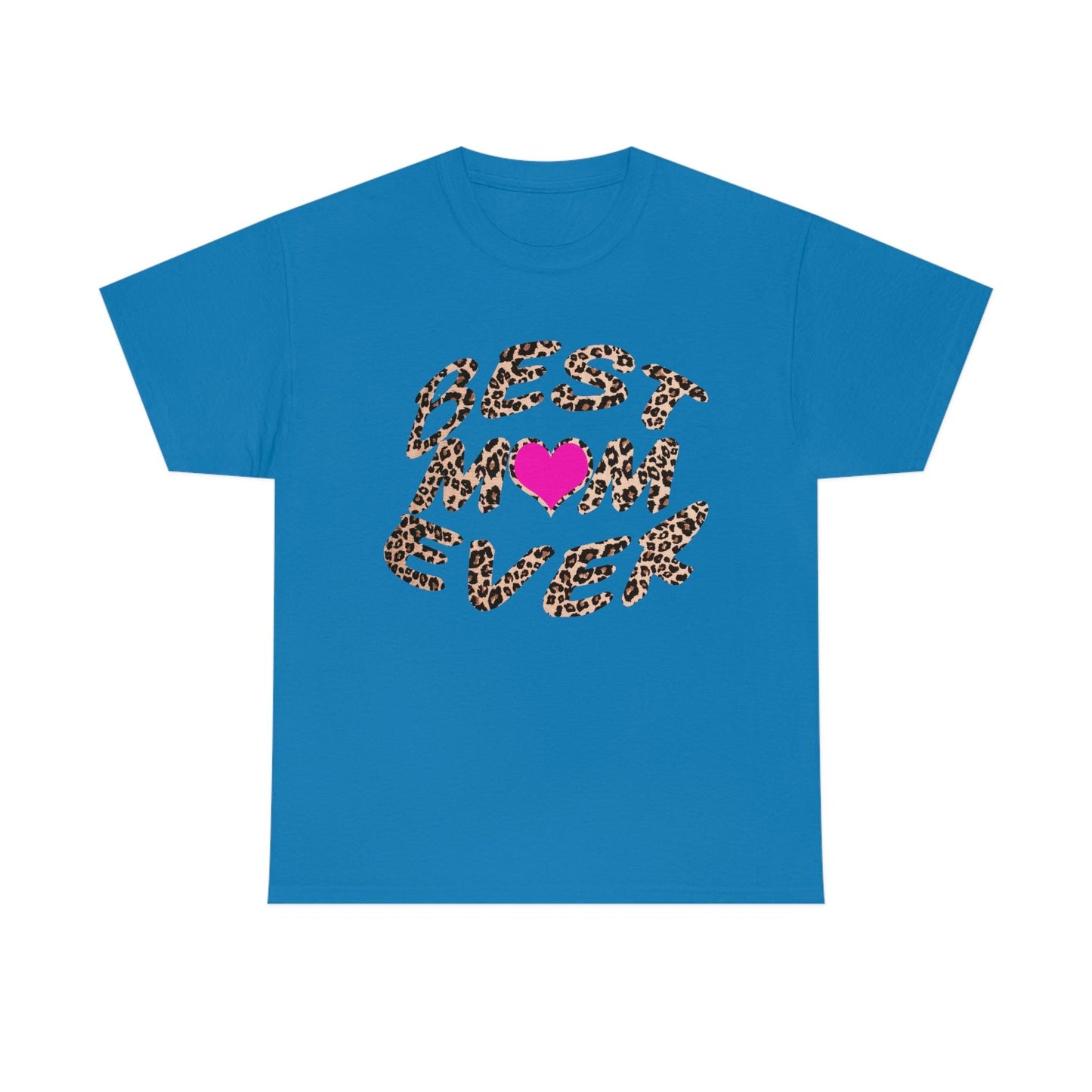 Best mom ever leopard print Tee - Giftsmojo