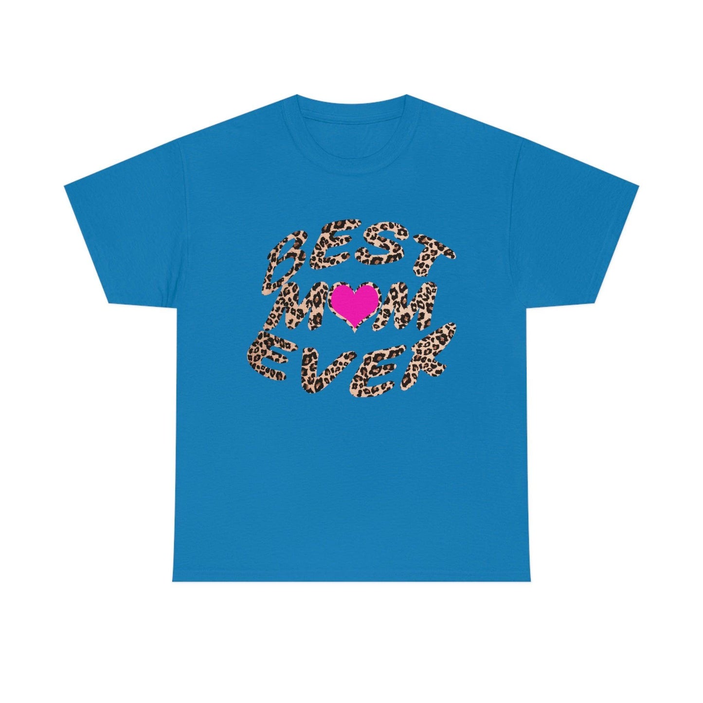 Best mom ever leopard print Tee - Giftsmojo