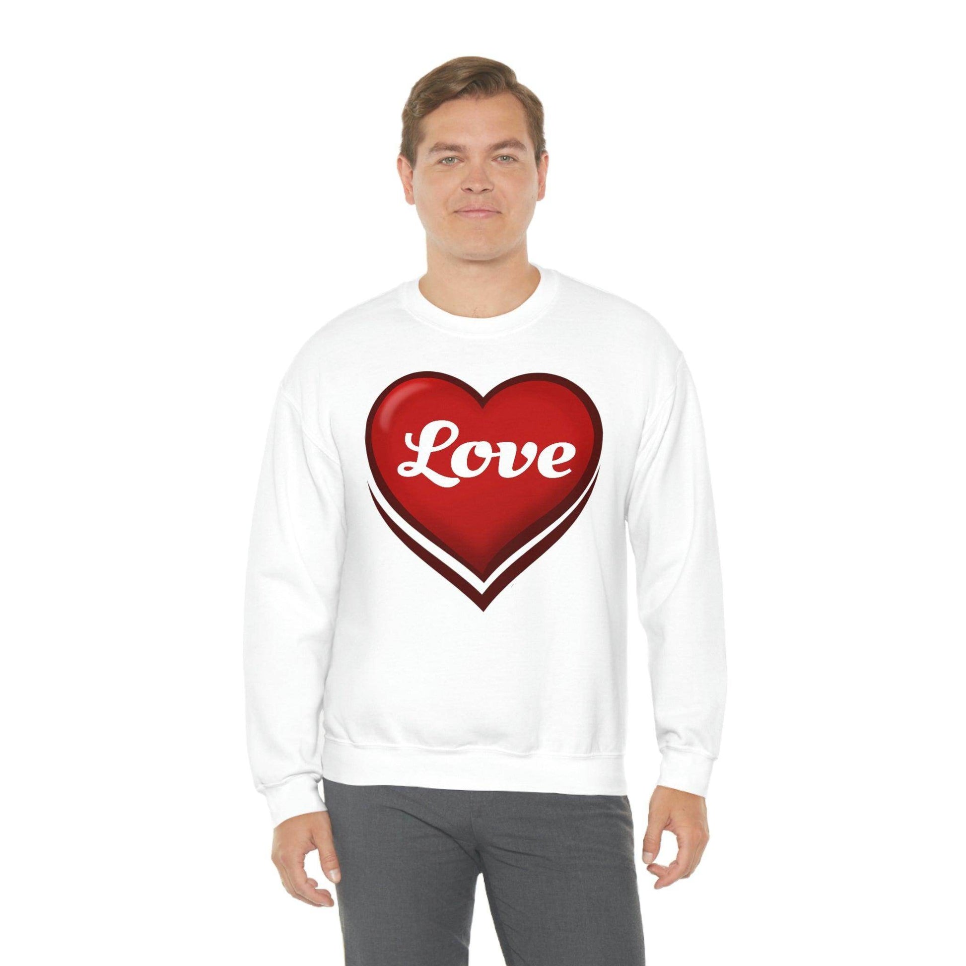 Love Sweatshirt, Valentine's Gift, - Giftsmojo