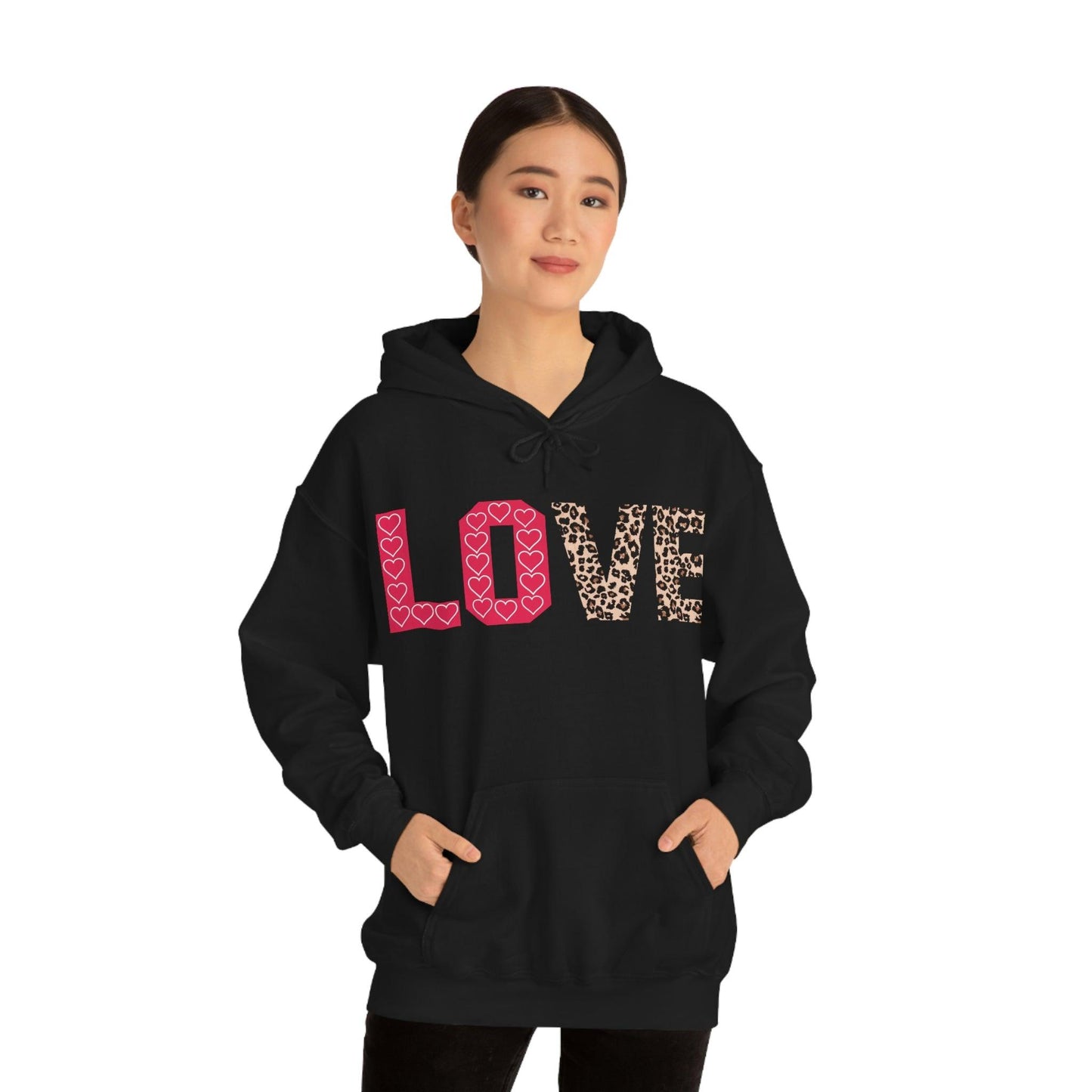 Leopard print Hooded Sweatshirt