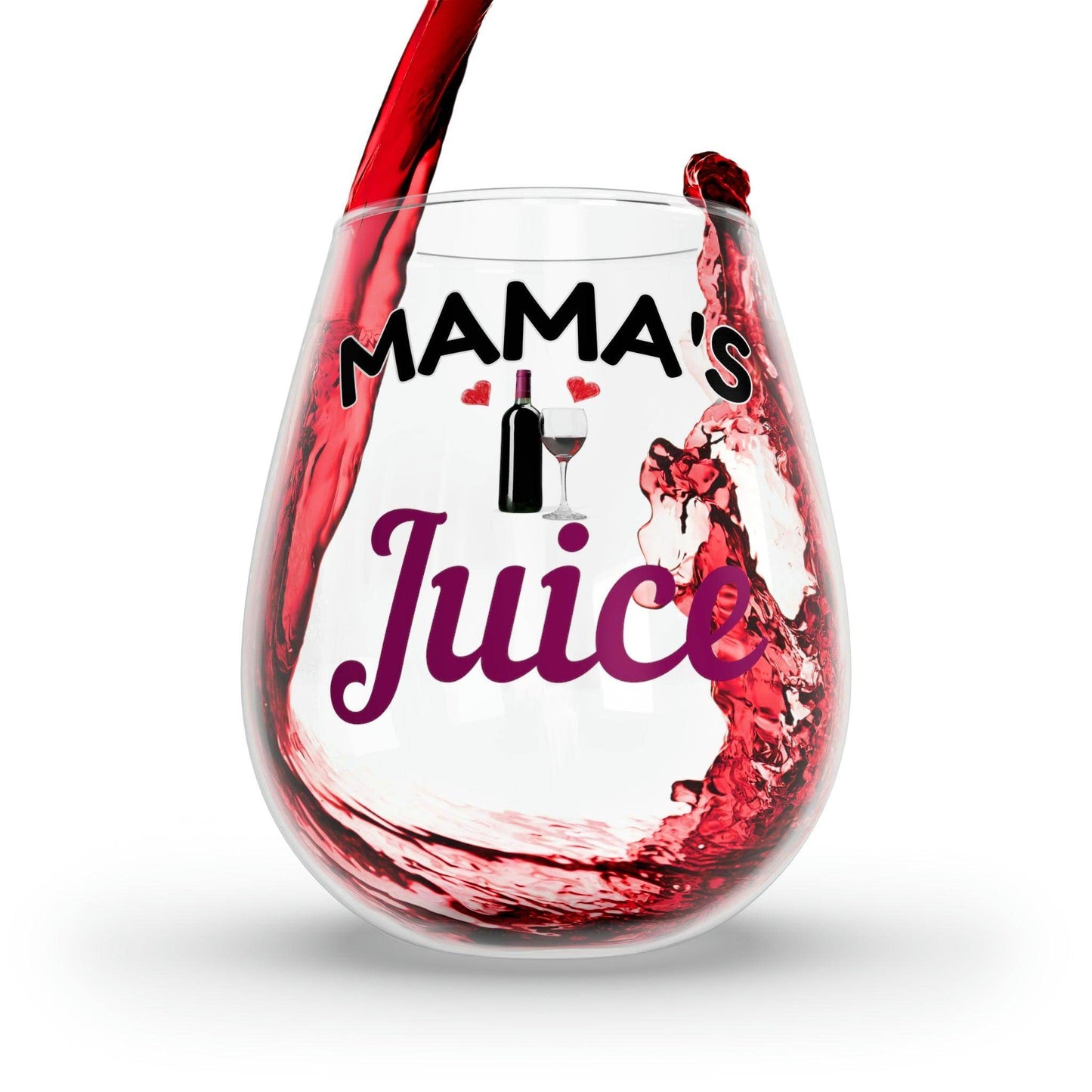 Mom wine glass Mama's Juice Wine Glass - Mother's Day Wine glass Gift for Mom - Giftsmojo