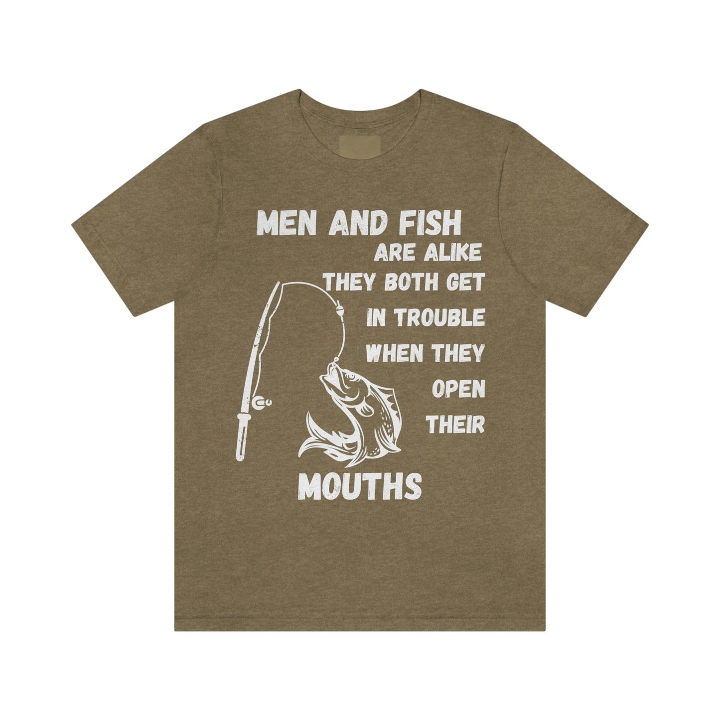Men and Fish are Alike - Funny fishing shirt - Giftsmojo