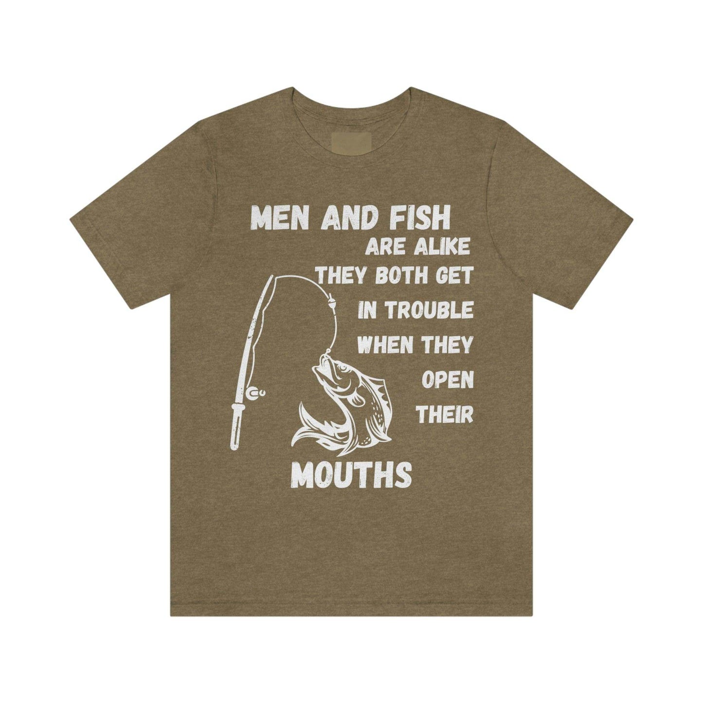Men and Fish are Alike - Funny fishing shirt - Giftsmojo