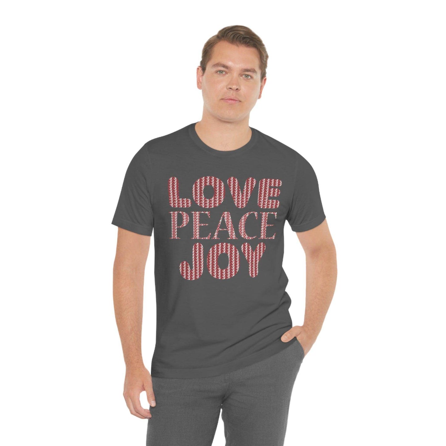 love peace joy Tee - Giftsmojo