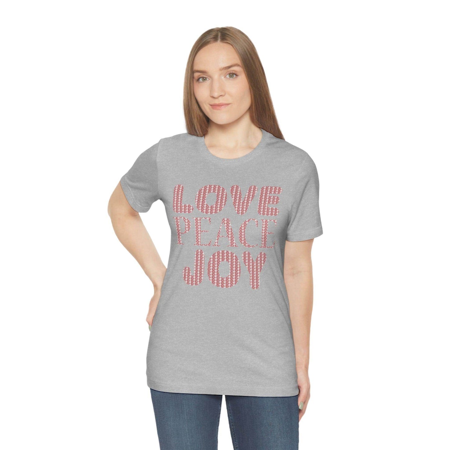 love peace joy Tee - Giftsmojo