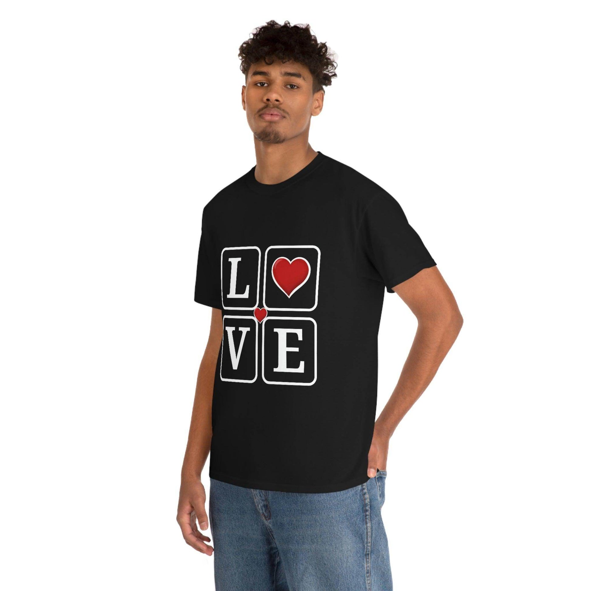 Love square Hearts Shirt, Great Gift for Valentine's day, birthday, engagement, anniversary and many more - Giftsmojo