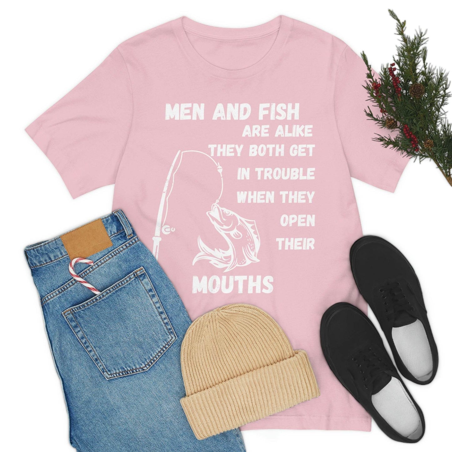 Men and Fish are Alike - Funny fishing shirt - Giftsmojo