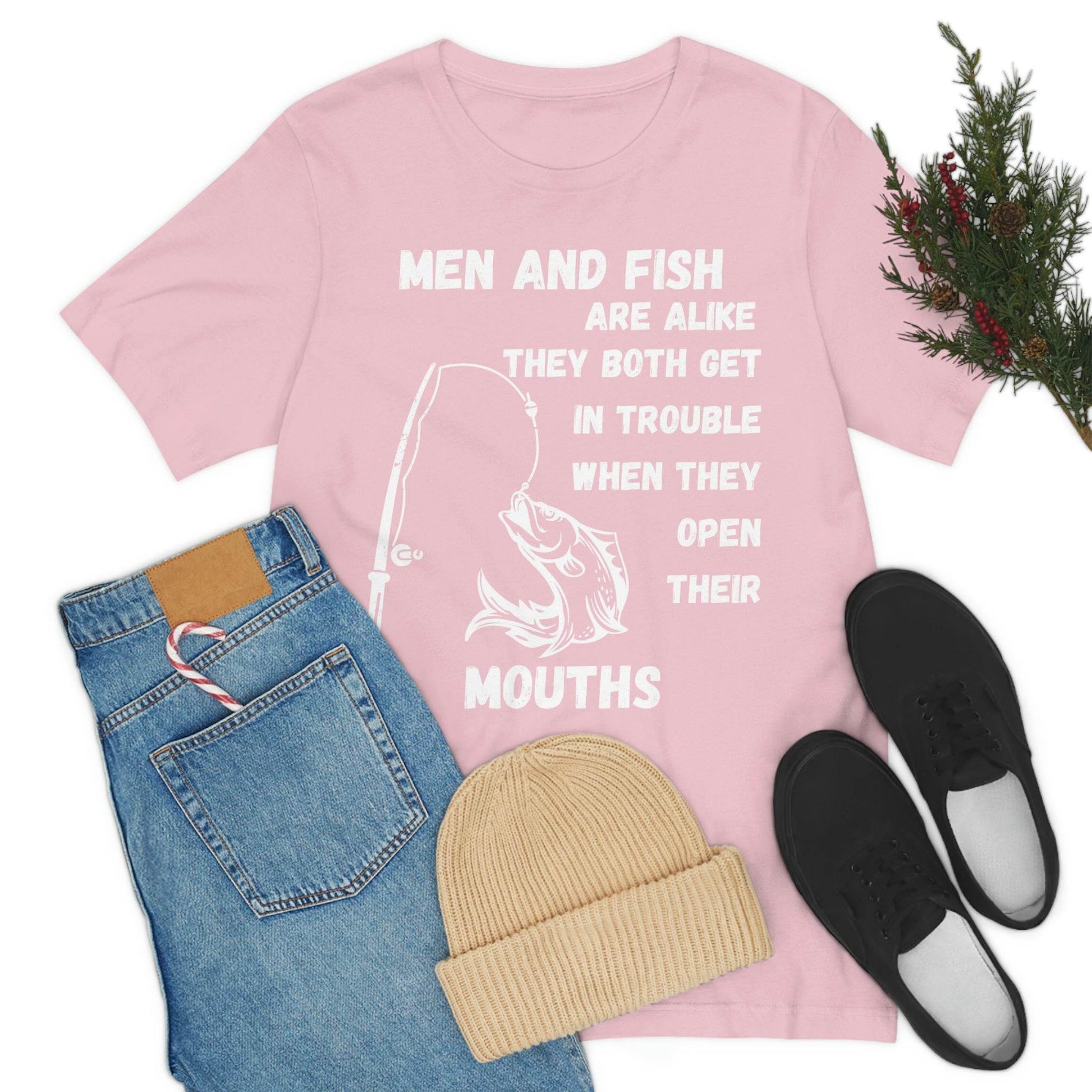 Men and Fish are Alike - Funny fishing shirt - Giftsmojo