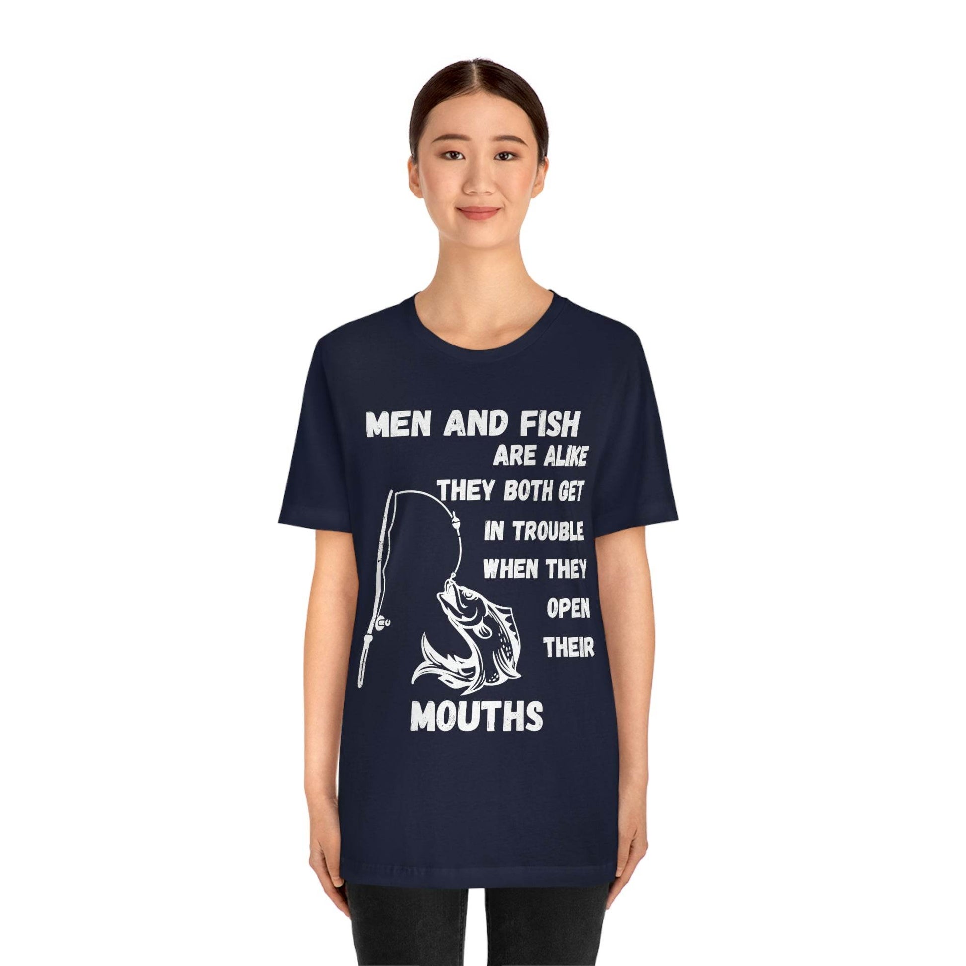 Men and Fish are Alike - Funny fishing shirt - Giftsmojo