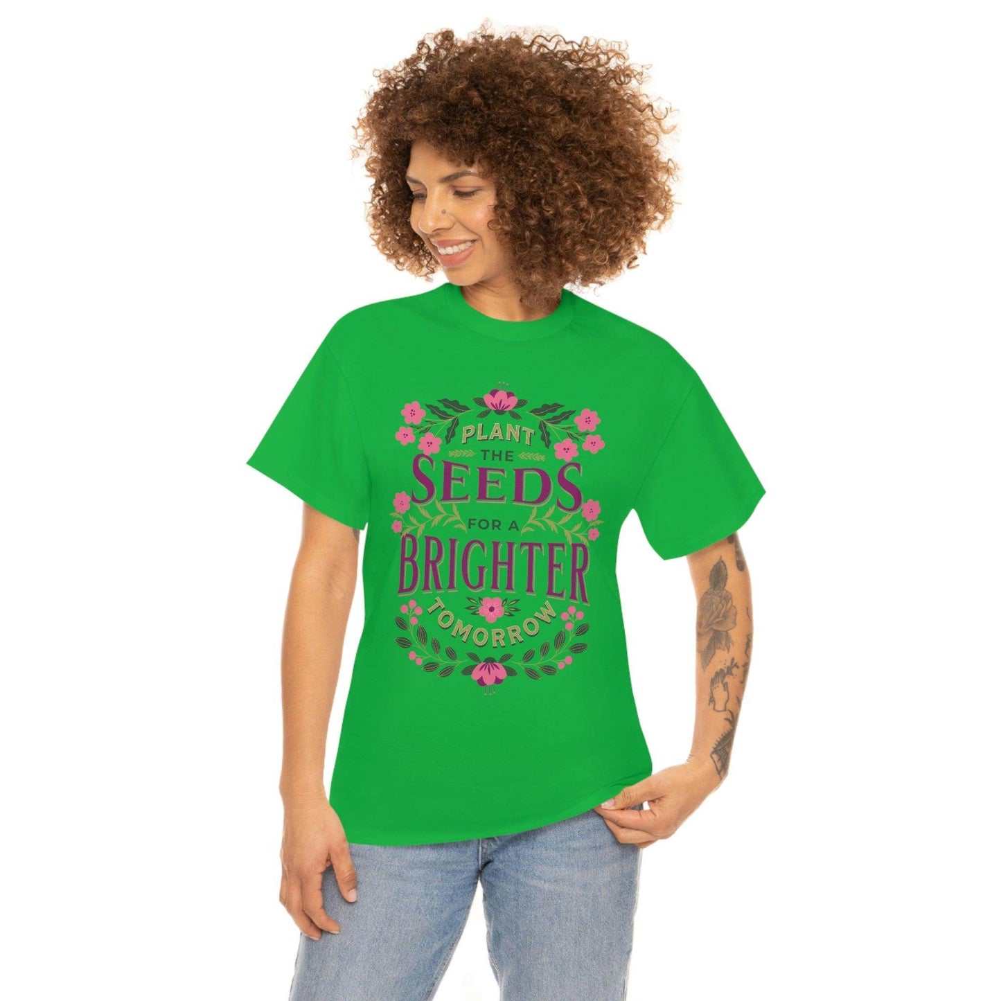 Plant the seeds for a Brighter tomorrow Tee - Giftsmojo