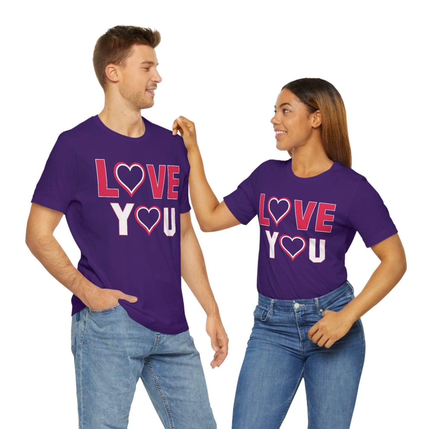 love you heart Tee - Giftsmojo
