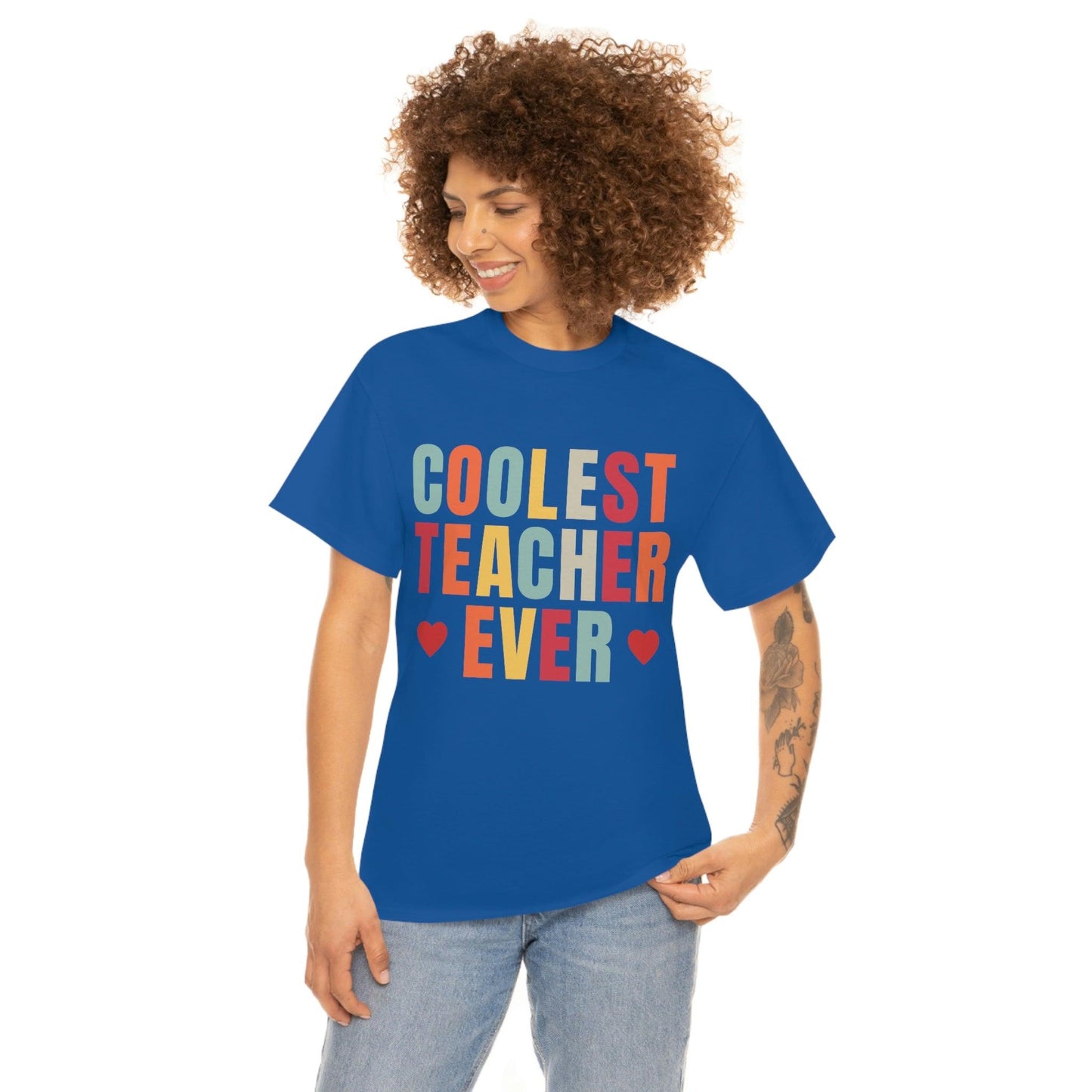 Coolest Teacher Ever T-Shirt - teacher gift - teacher appreciation