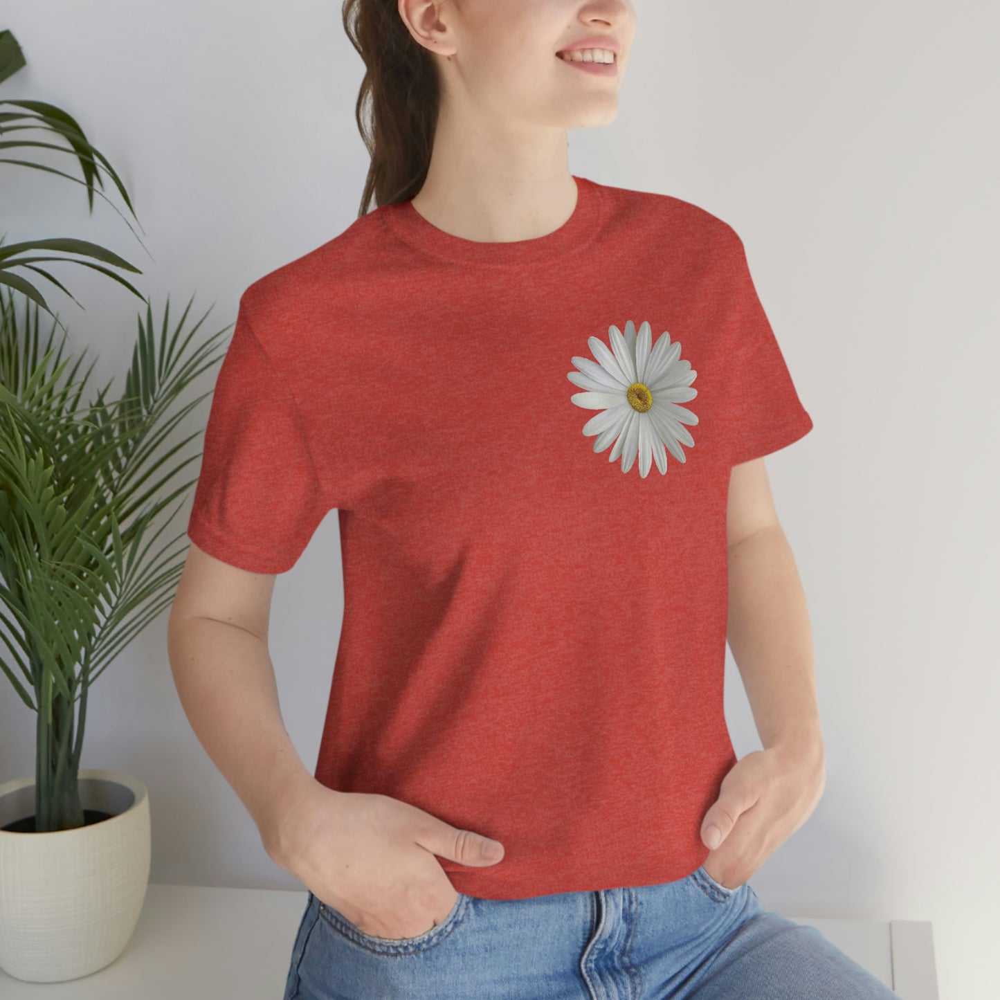 Daisy Shirt Floral Shirt Gift, Boho Shirt, Birth Month Flower, Gift For Mom, Daisy Women Shirt Flower Tee Summer Shirt,
