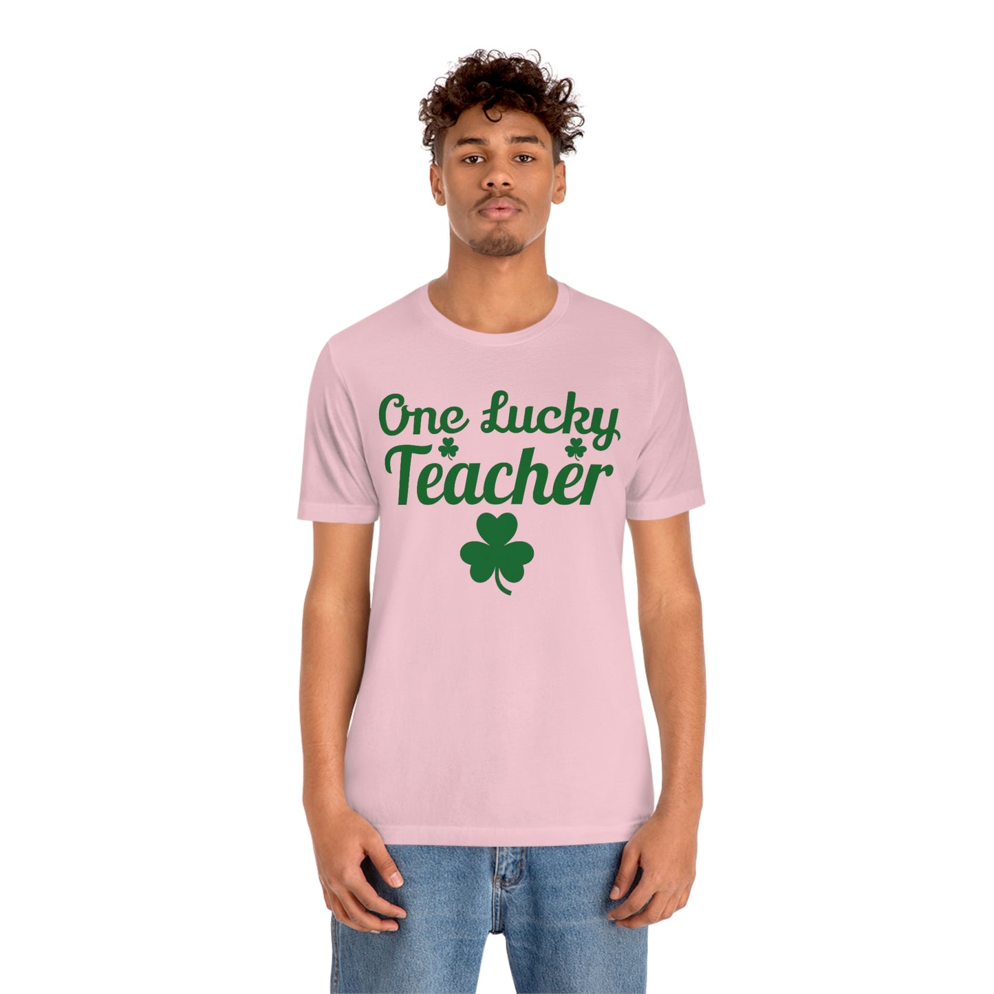 One Lucky Teacher Shirt feeling Lucky St Patrick's Day shirt - Funny St Paddy's day Funny Shirt