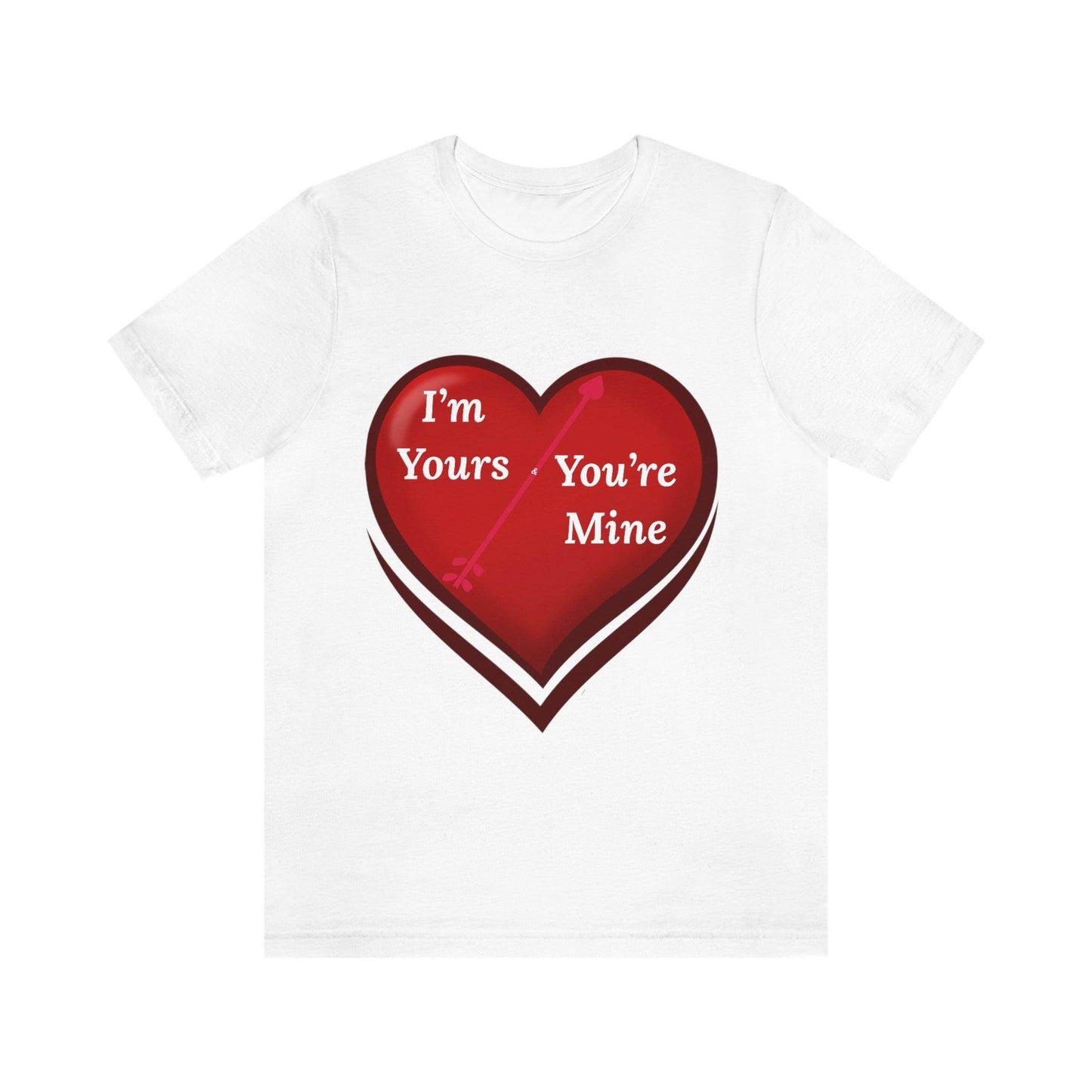 I'm Yours and You're Mine Heart Tee - Giftsmojo
