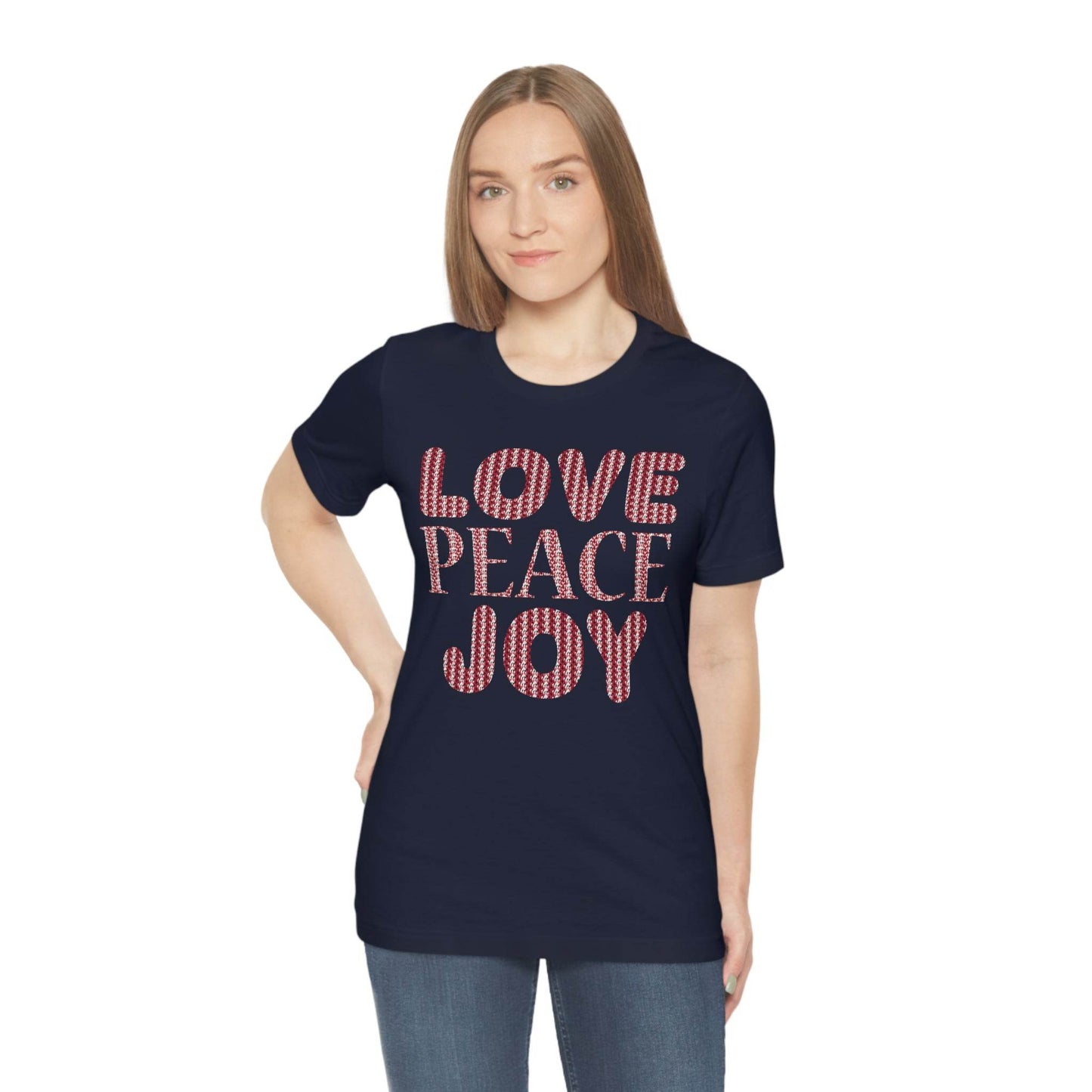 love peace joy Tee - Giftsmojo