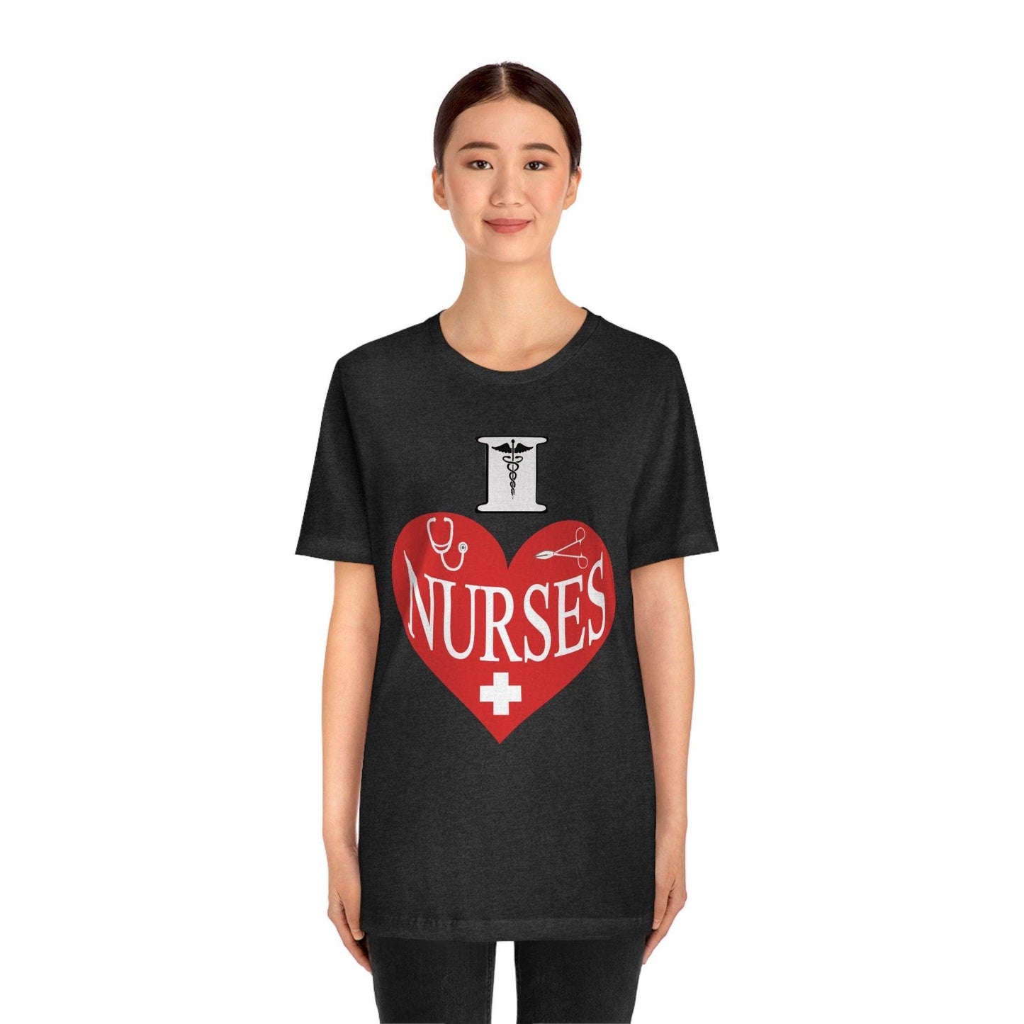 I love Nurses Tee - Giftsmojo