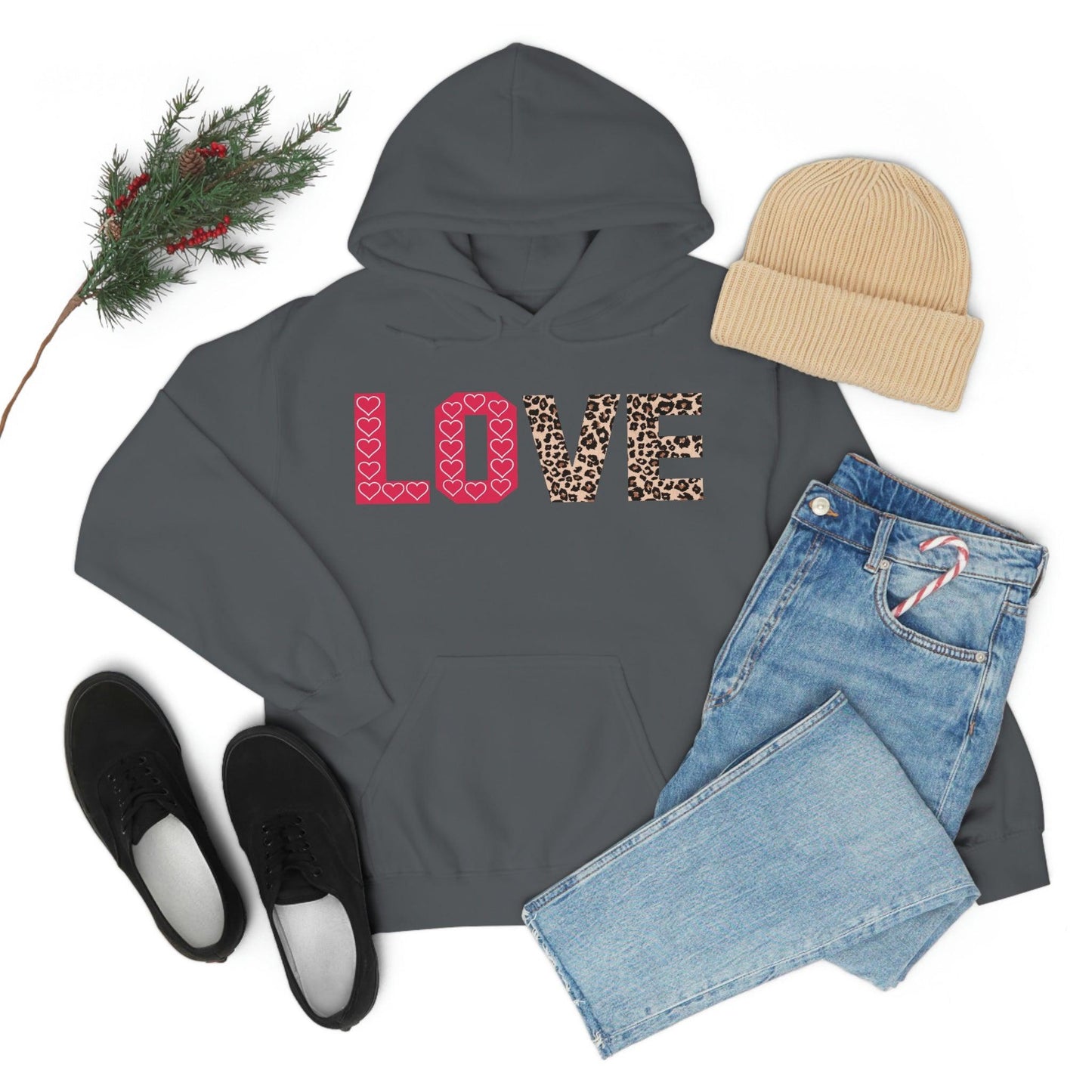 Leopard print Hooded Sweatshirt