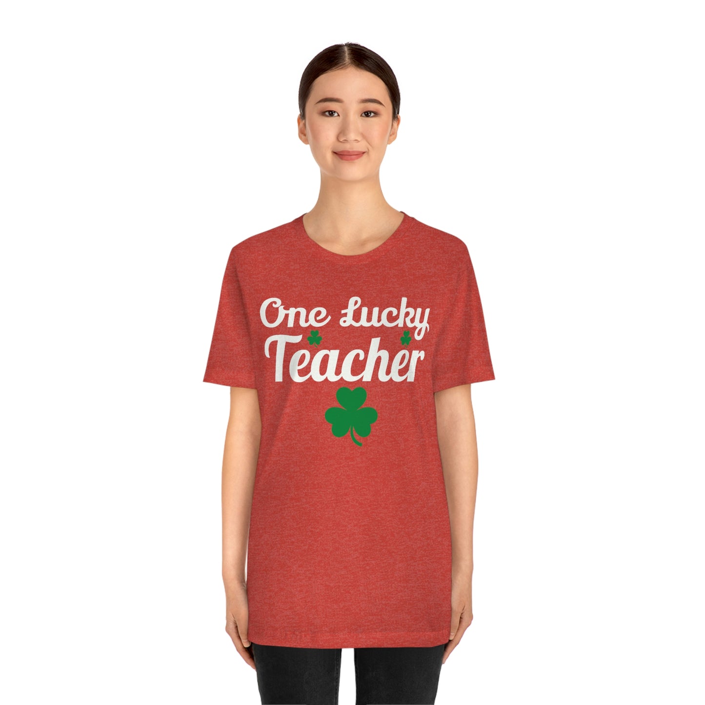 Feeling Lucky Shirt One Lucky Teacher Shirt St Patrick's Day shirt - Funny St Paddy's day Funny Shirt Shamrock shirt shenanigans shirt