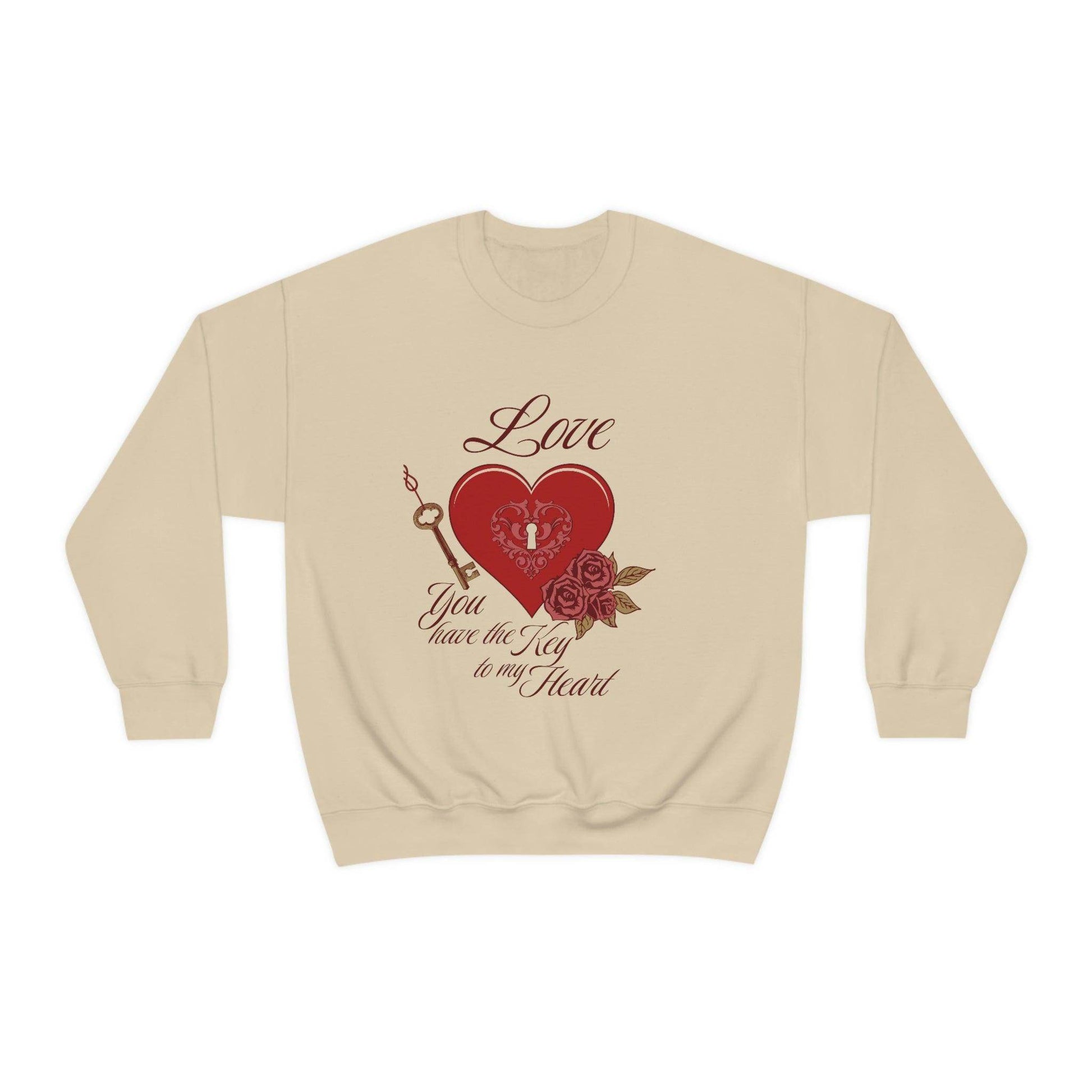 Love you have the key to my heart Sweatshirt - Giftsmojo