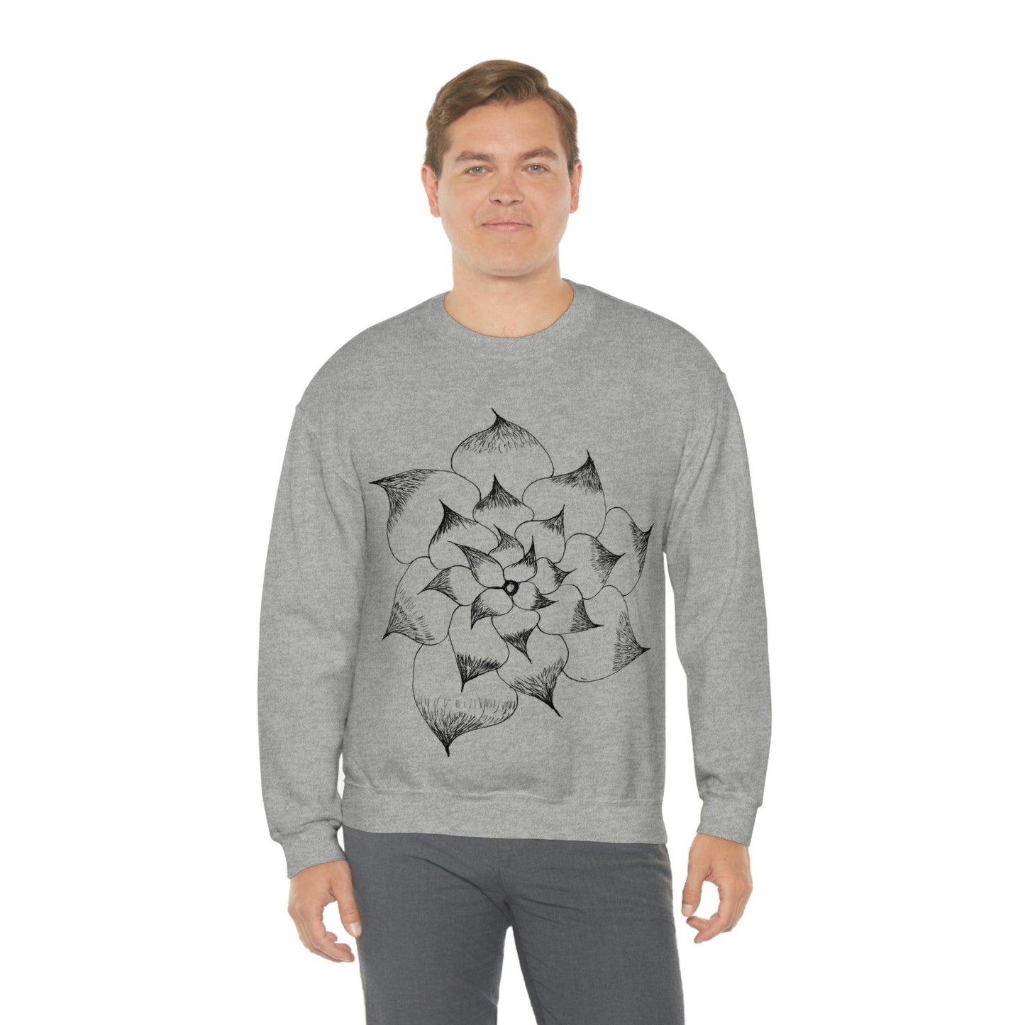 Flower Sweatshirt, floral sweatshirt flower shirt wildflower sweatshirt - Giftsmojo