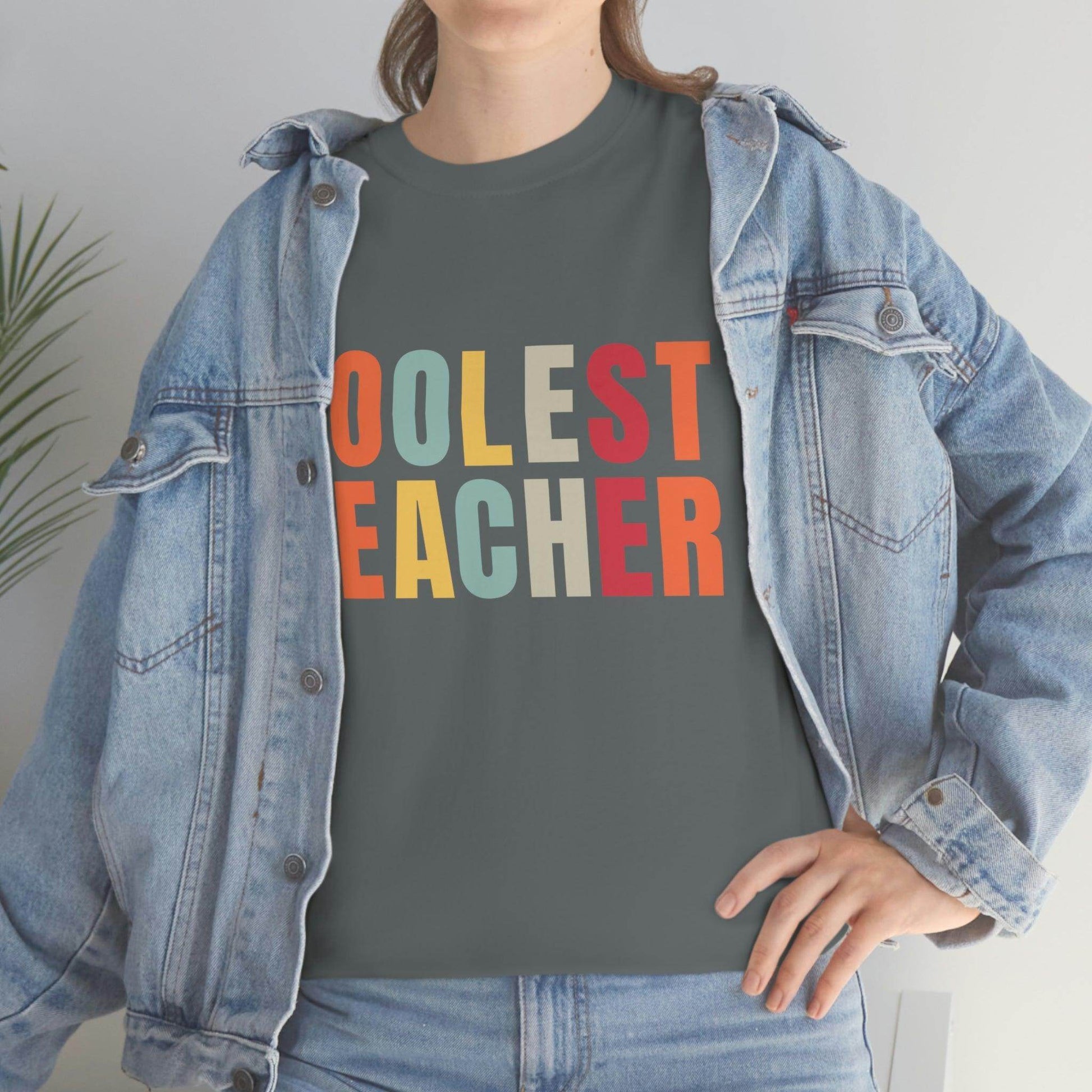Teacher appreciation gift - Coolest Teacher Shirt - Teacher shirt - Giftsmojo
