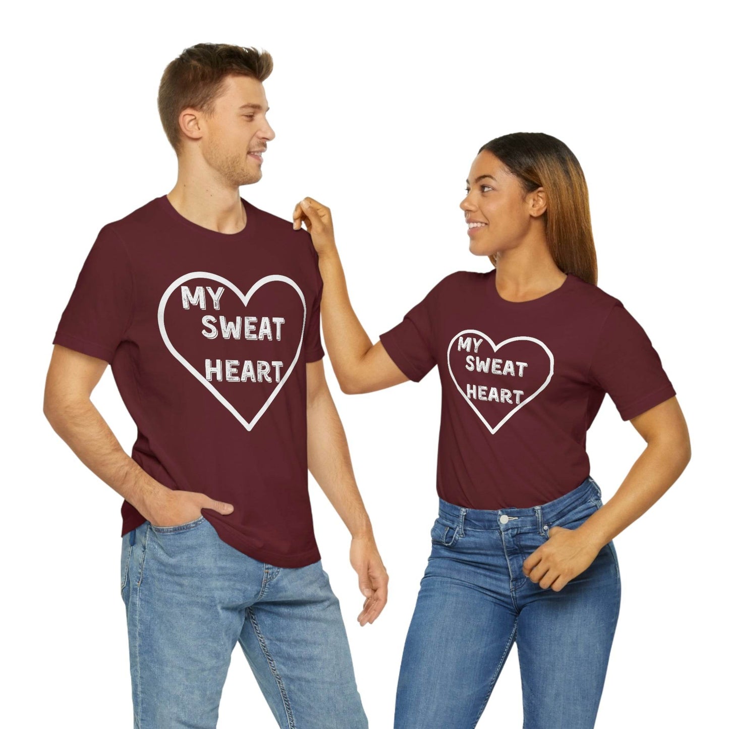 My Sweat Heart - Love shirt - Gift for wife - Gift for Husband - Gift for Girlfriend and Boyfriend - Giftsmojo