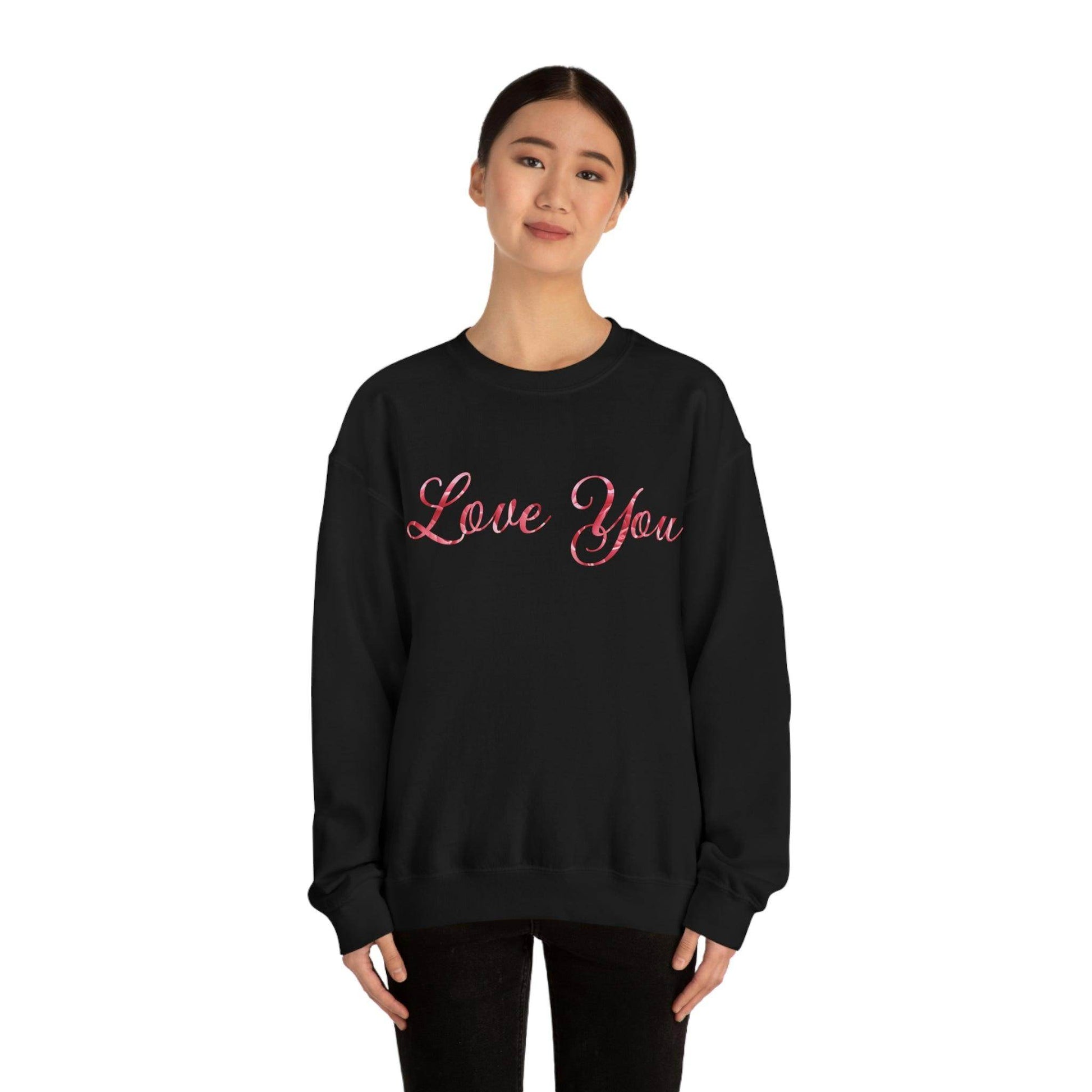 Love You Sweatshirt, love shirt, wedding gift, engagement gift, anniversary gift, couple shirt, matching shirt - Giftsmojo