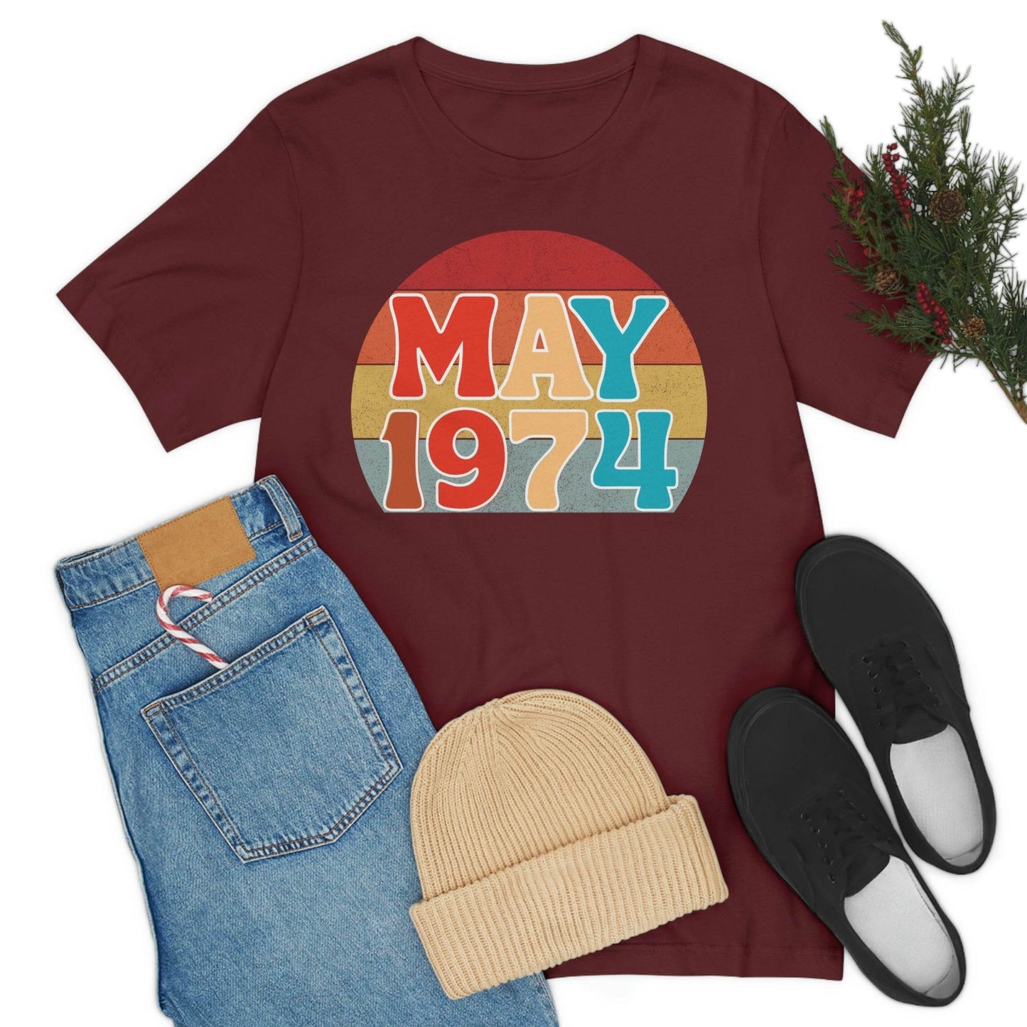 49th Birthday Shirt, 1974 Shirt, 49th Birthday Tee, Vintage 1974 Shirt, 49th Birthday Gifts, 1974 Birthday Shirt, 49th Birthday Gift - Giftsmojo