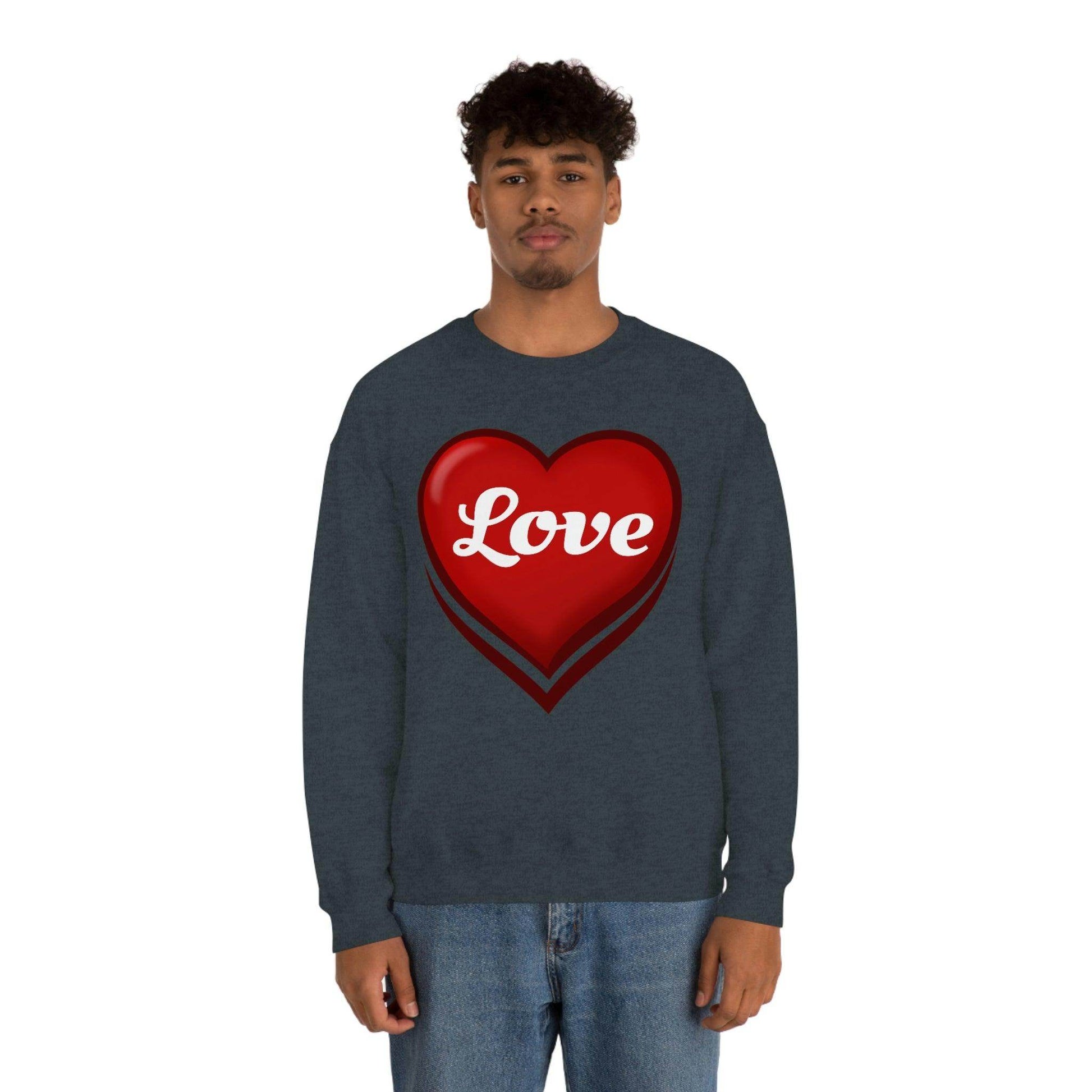 Love Sweatshirt, Valentine's Gift, - Giftsmojo