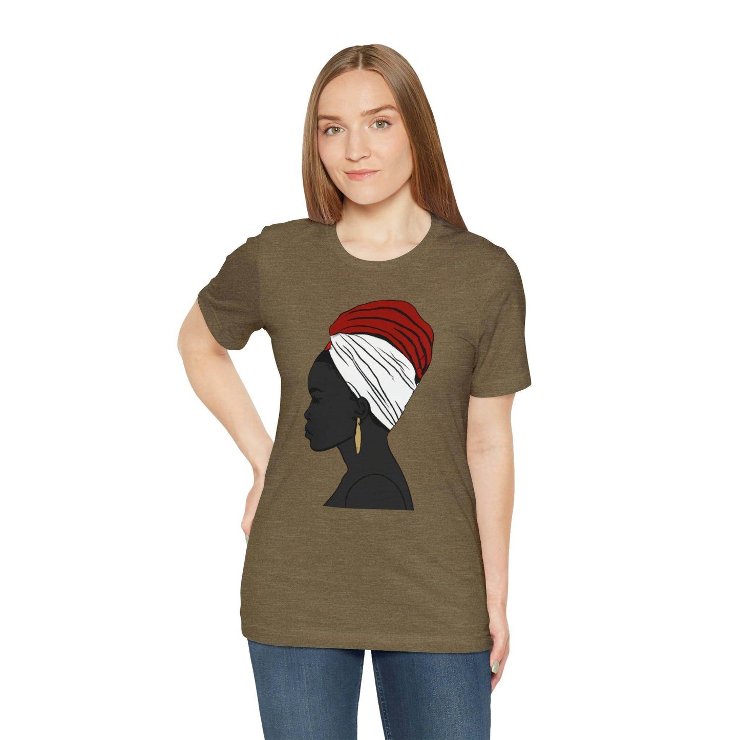 African Woman Art Shirt, Black Queen Shirt - Giftsmojo