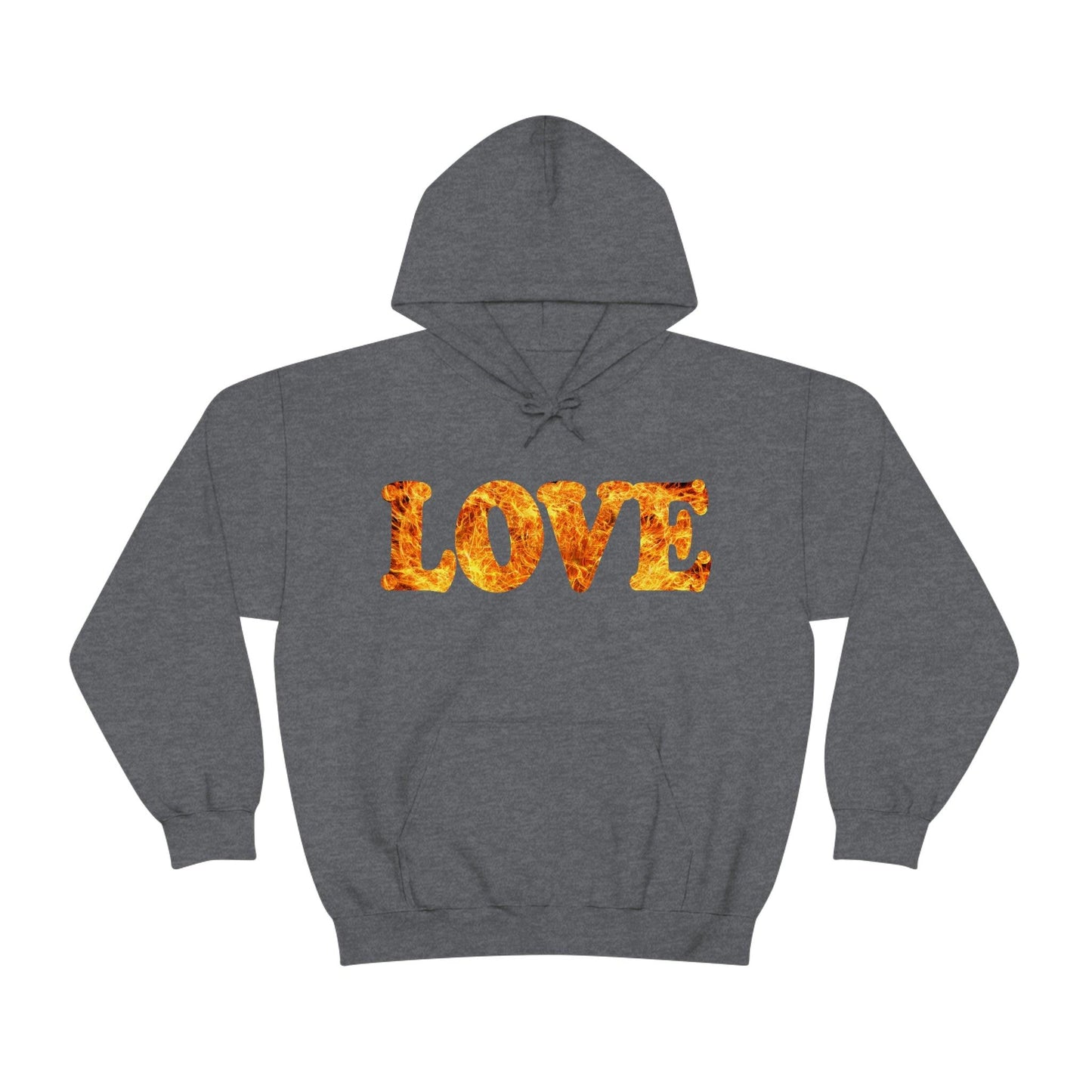 Love Fire Hooded Sweatshirt - Giftsmojo