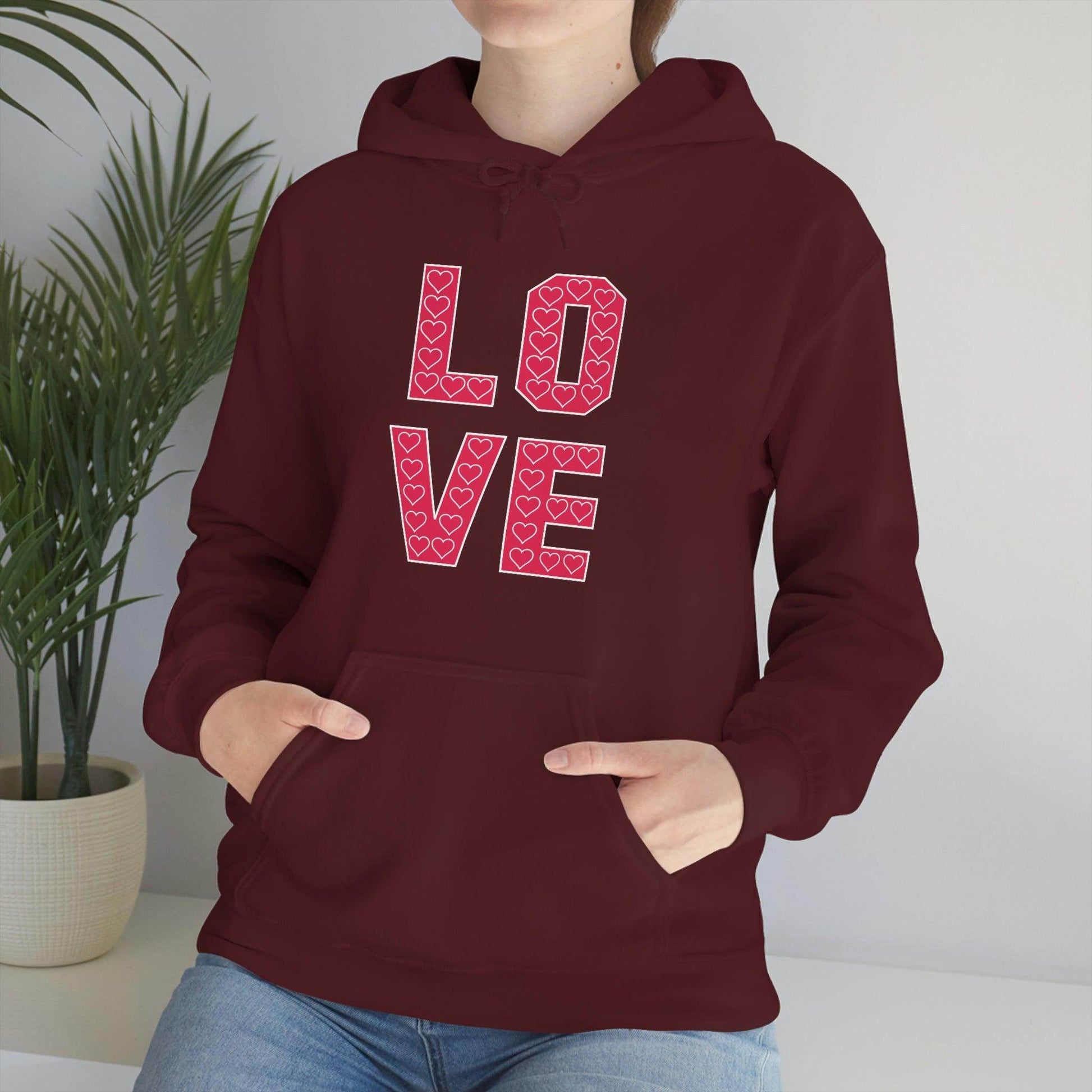 Love Hooded sweatshirt - Giftsmojo