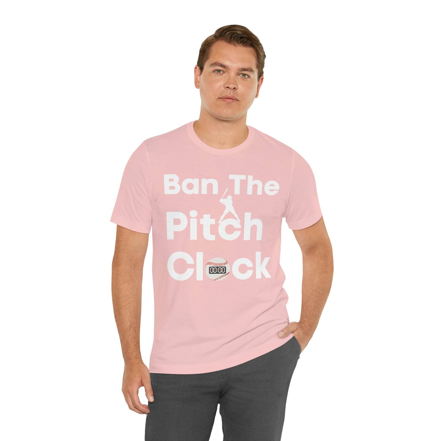 Ban The Pitch Clock in Baseball Ban Baseball Pitch Clock - Show Your Support By Wearing this shirt to the Games - Giftsmojo