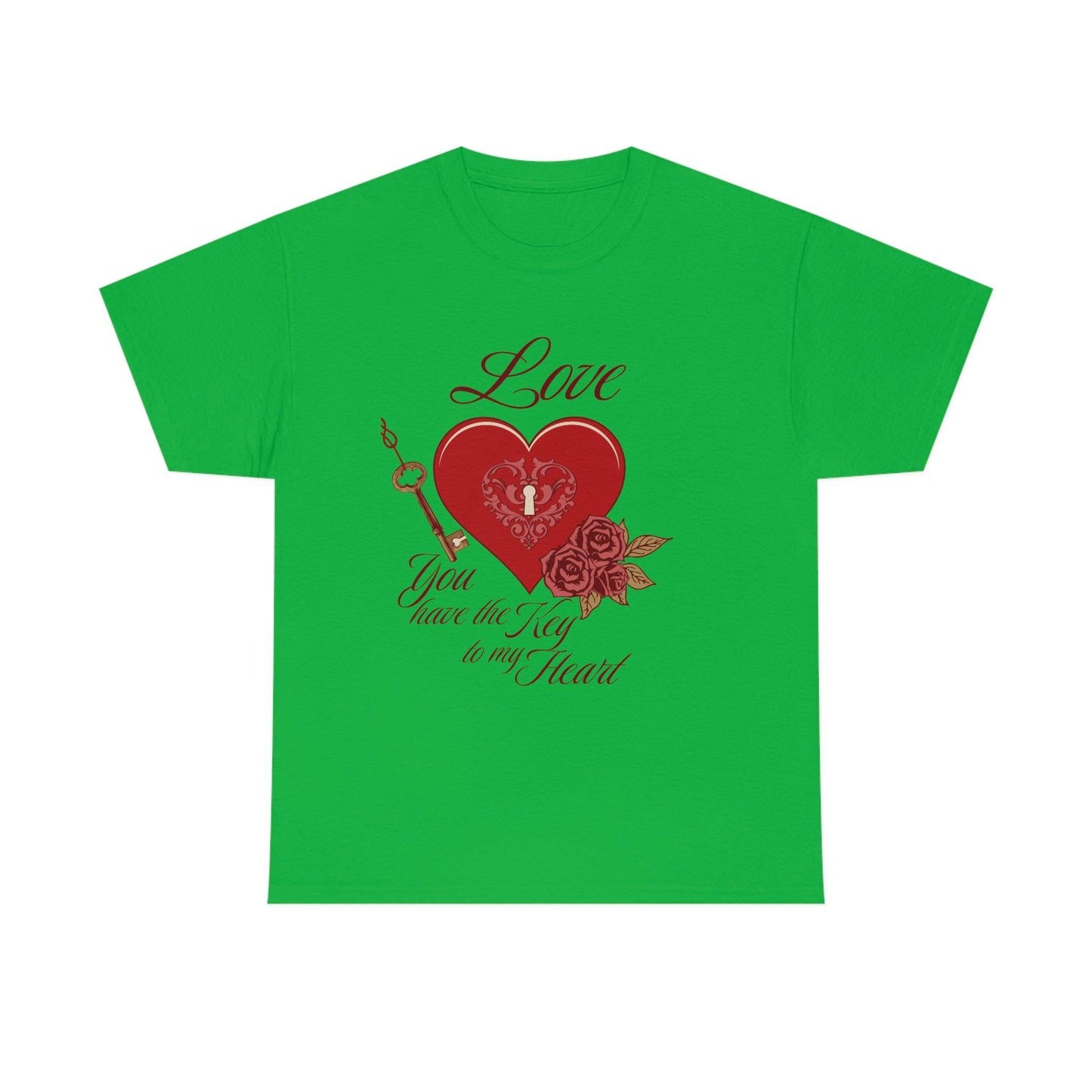 Love you have the keys to my heart Tee - Giftsmojo