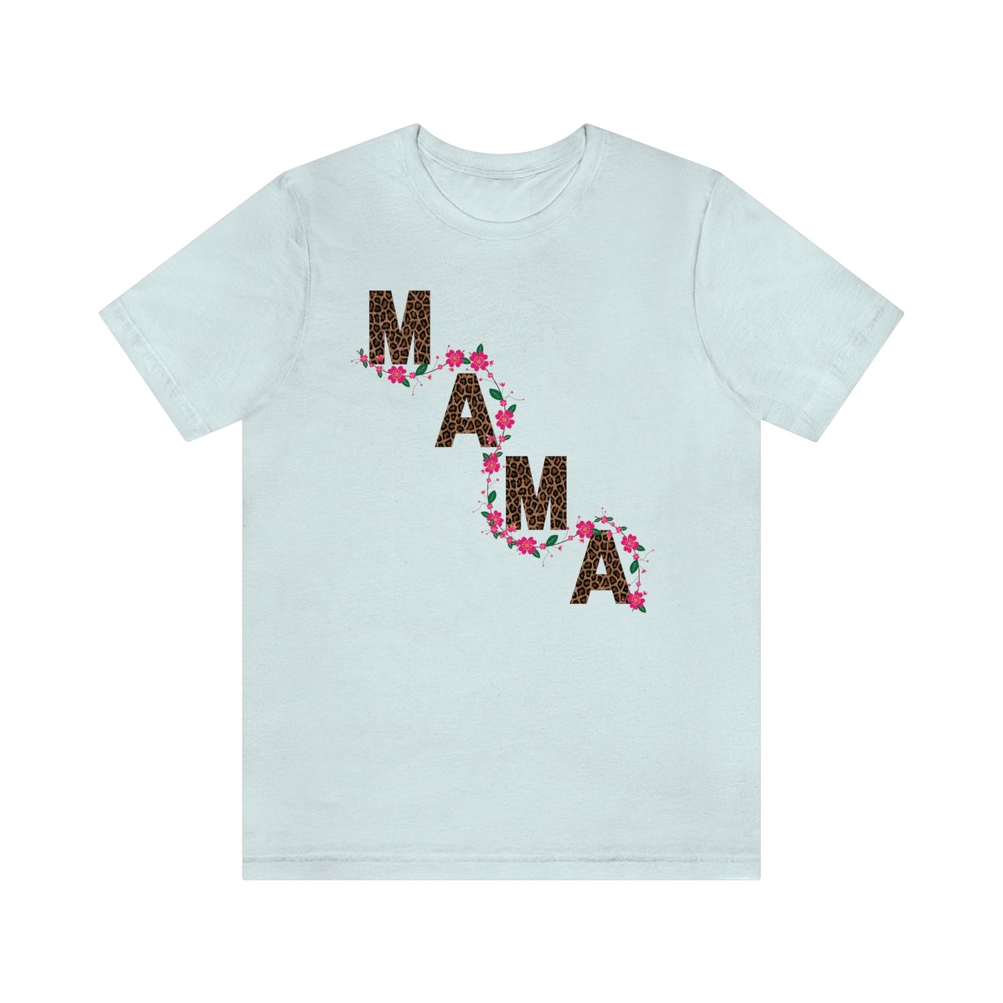 Leopard print Mama shirt Flower mama shirt - Leopard Mama Shirt mothers day shirt new mom shirt