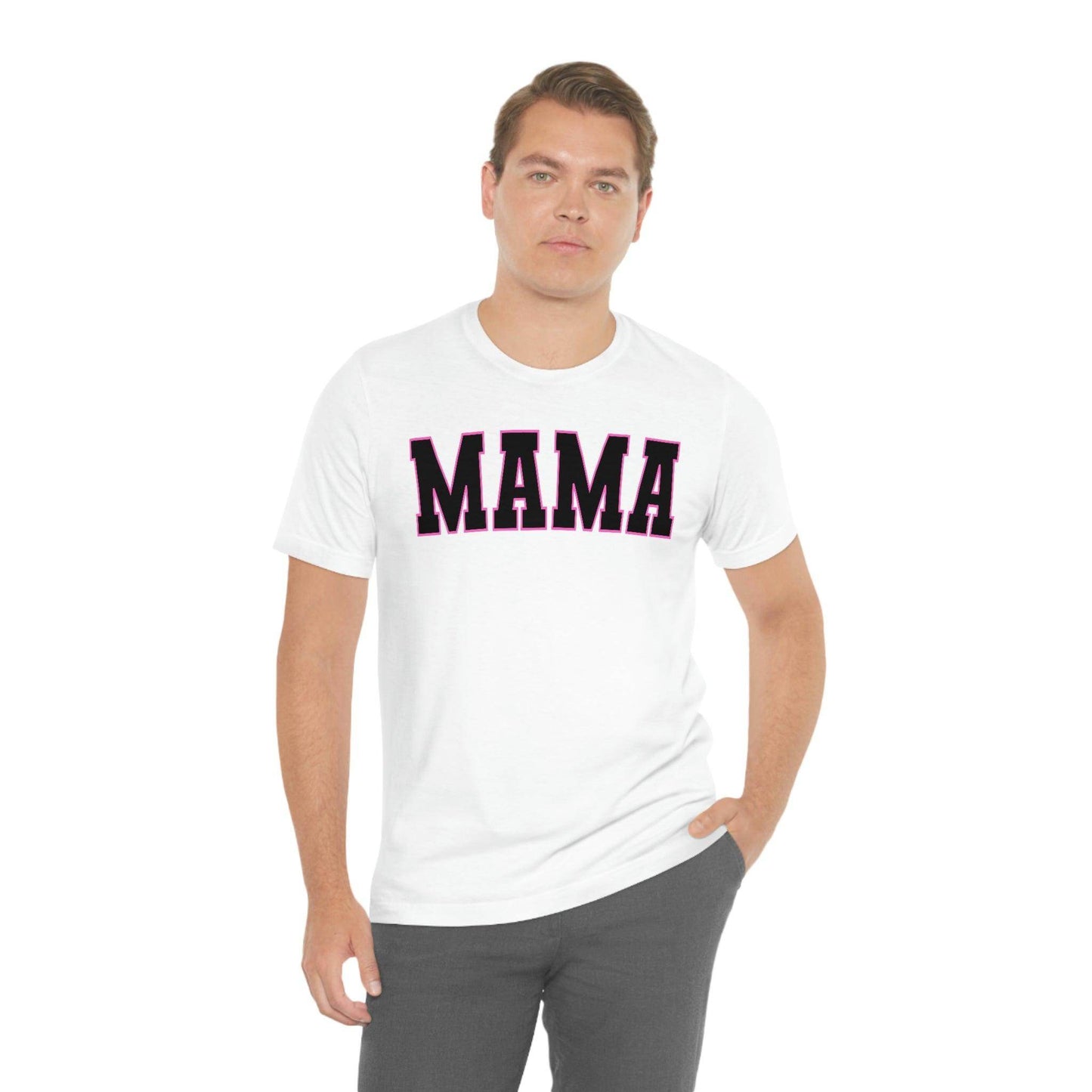 Cute Mama shirt mom shirt gift for her - mothers day shirt mothers day gift mom life shirt - retro mama shirt boy mama shirt mama t-shirt - Giftsmojo